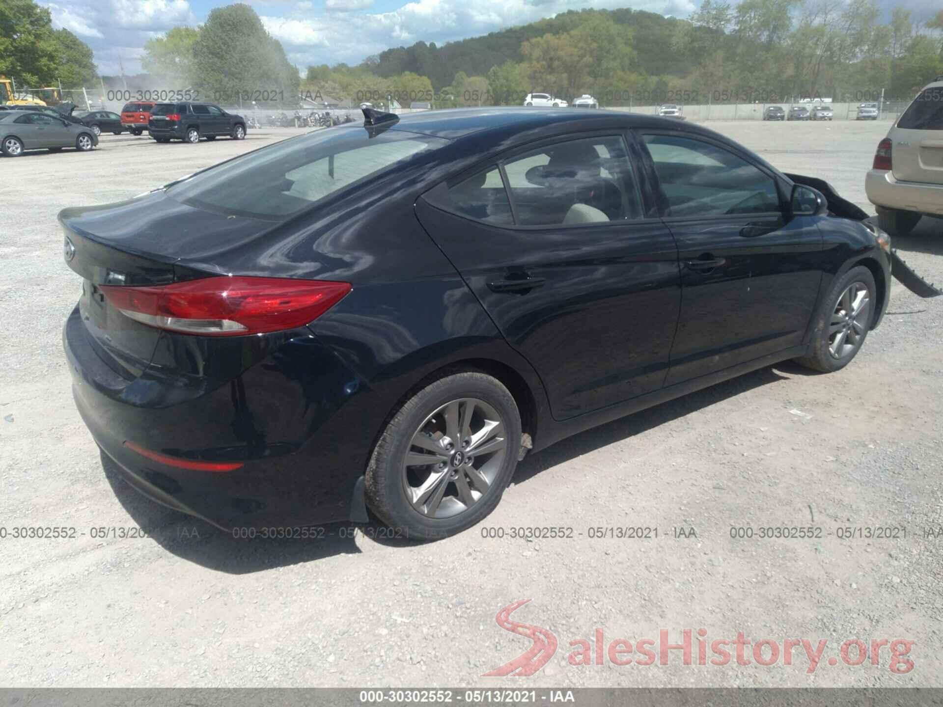 5NPD84LF5JH220417 2018 HYUNDAI ELANTRA