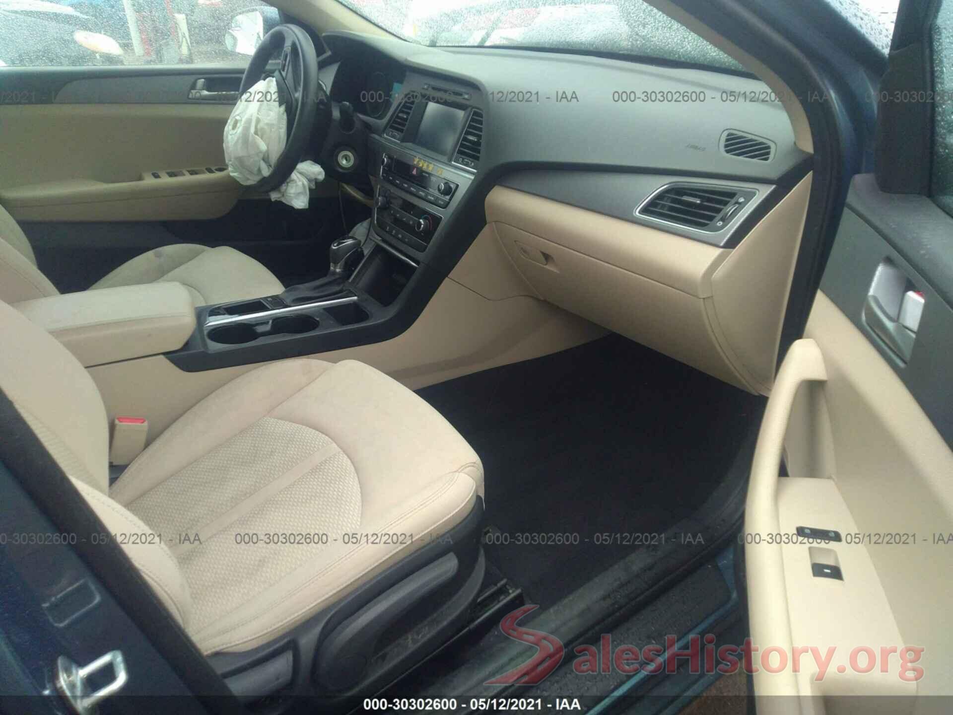 5NPE24AFXHH501082 2017 HYUNDAI SONATA