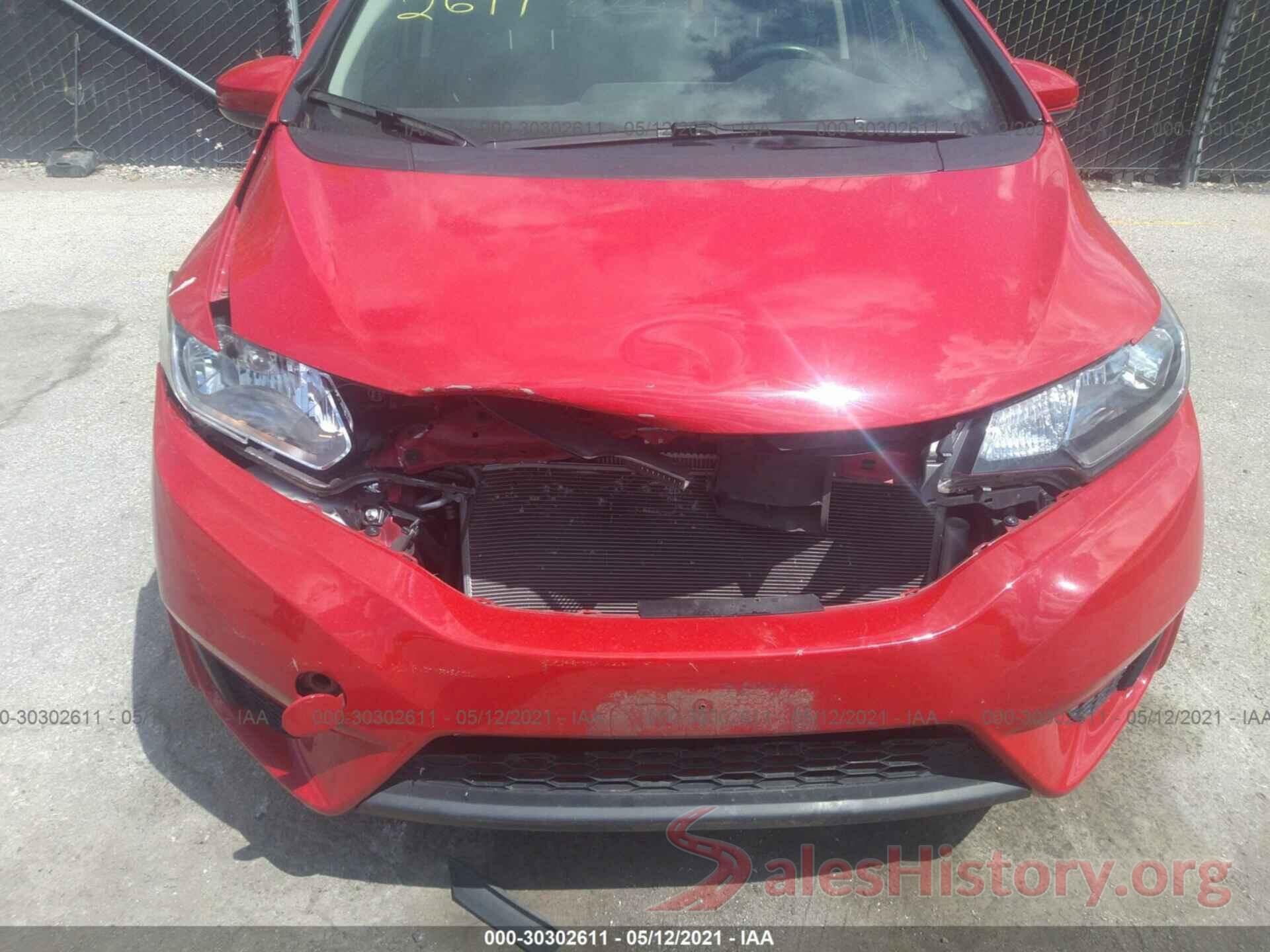 JHMGK5H59GX003596 2016 HONDA FIT