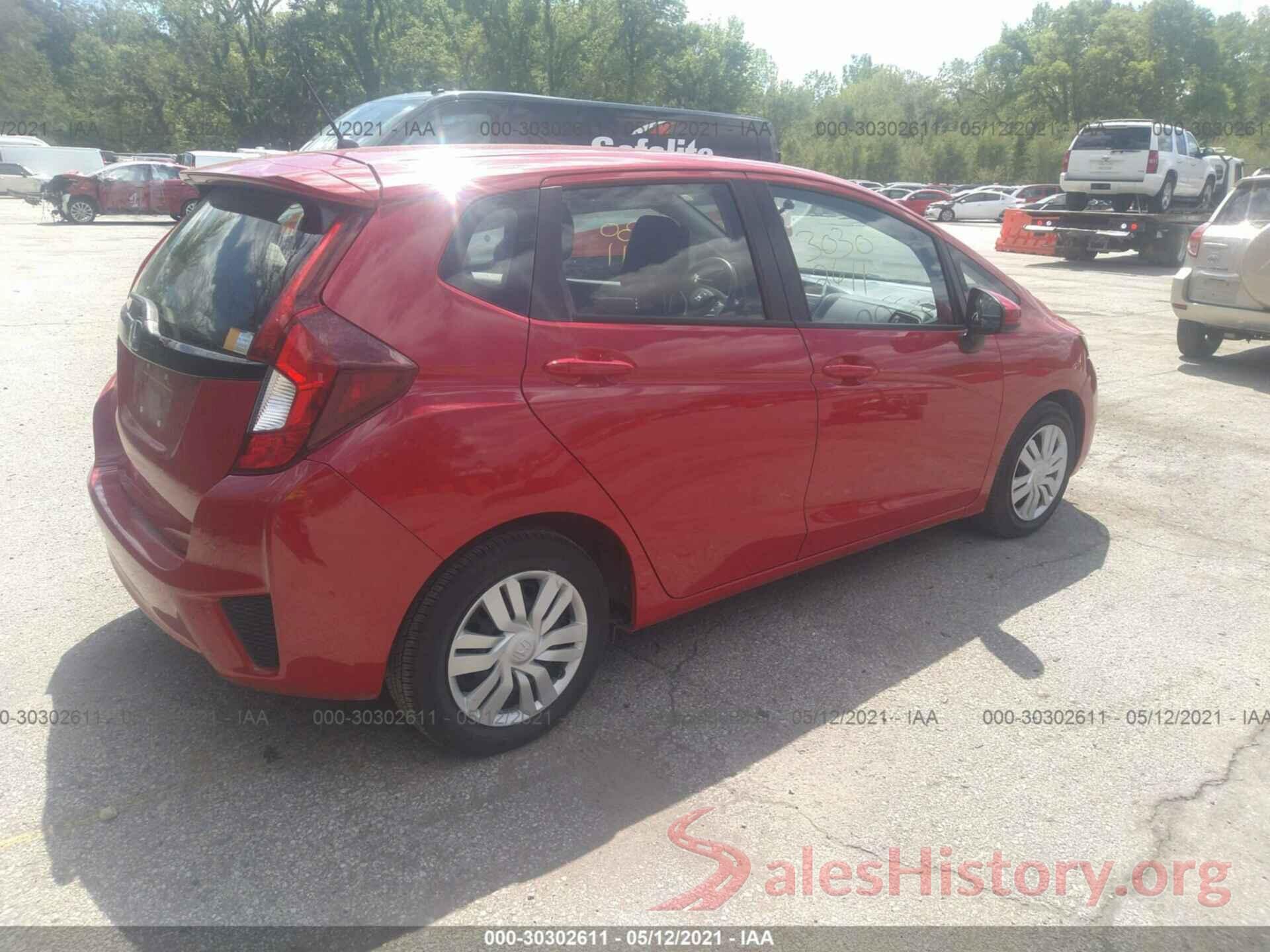 JHMGK5H59GX003596 2016 HONDA FIT