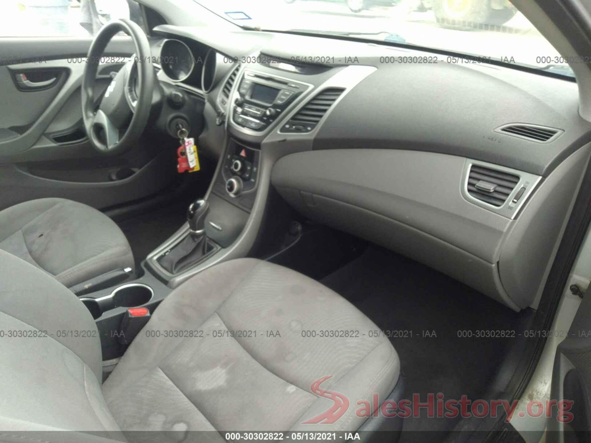 5NPDH4AE1GH751682 2016 HYUNDAI ELANTRA