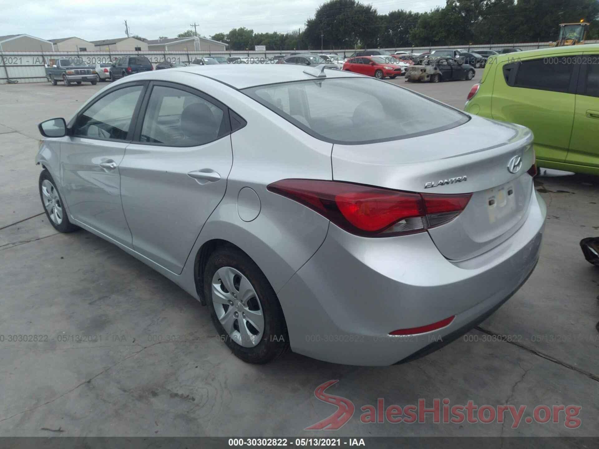 5NPDH4AE1GH751682 2016 HYUNDAI ELANTRA