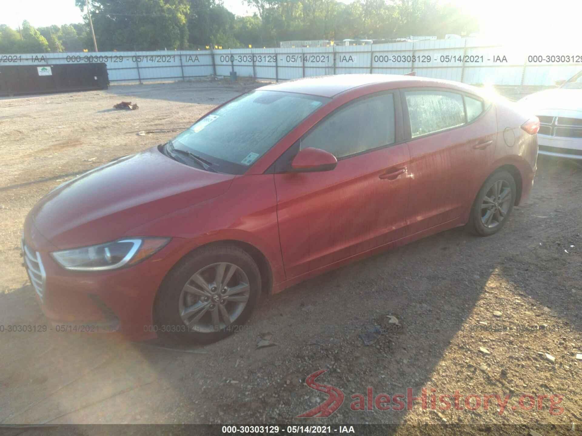 5NPD84LF8JH257929 2018 HYUNDAI ELANTRA