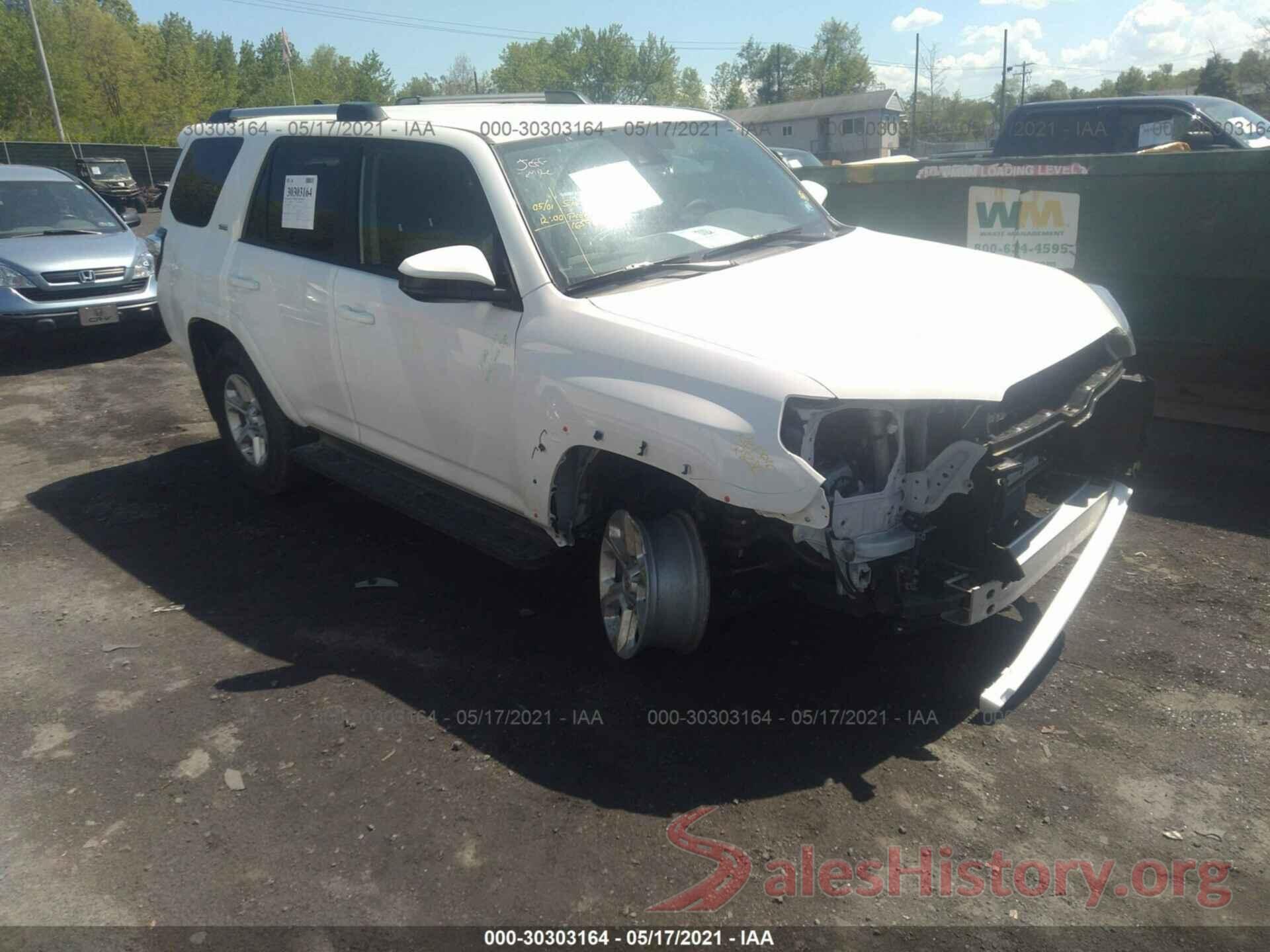 JTEMU5JR3M5876632 2021 TOYOTA 4RUNNER