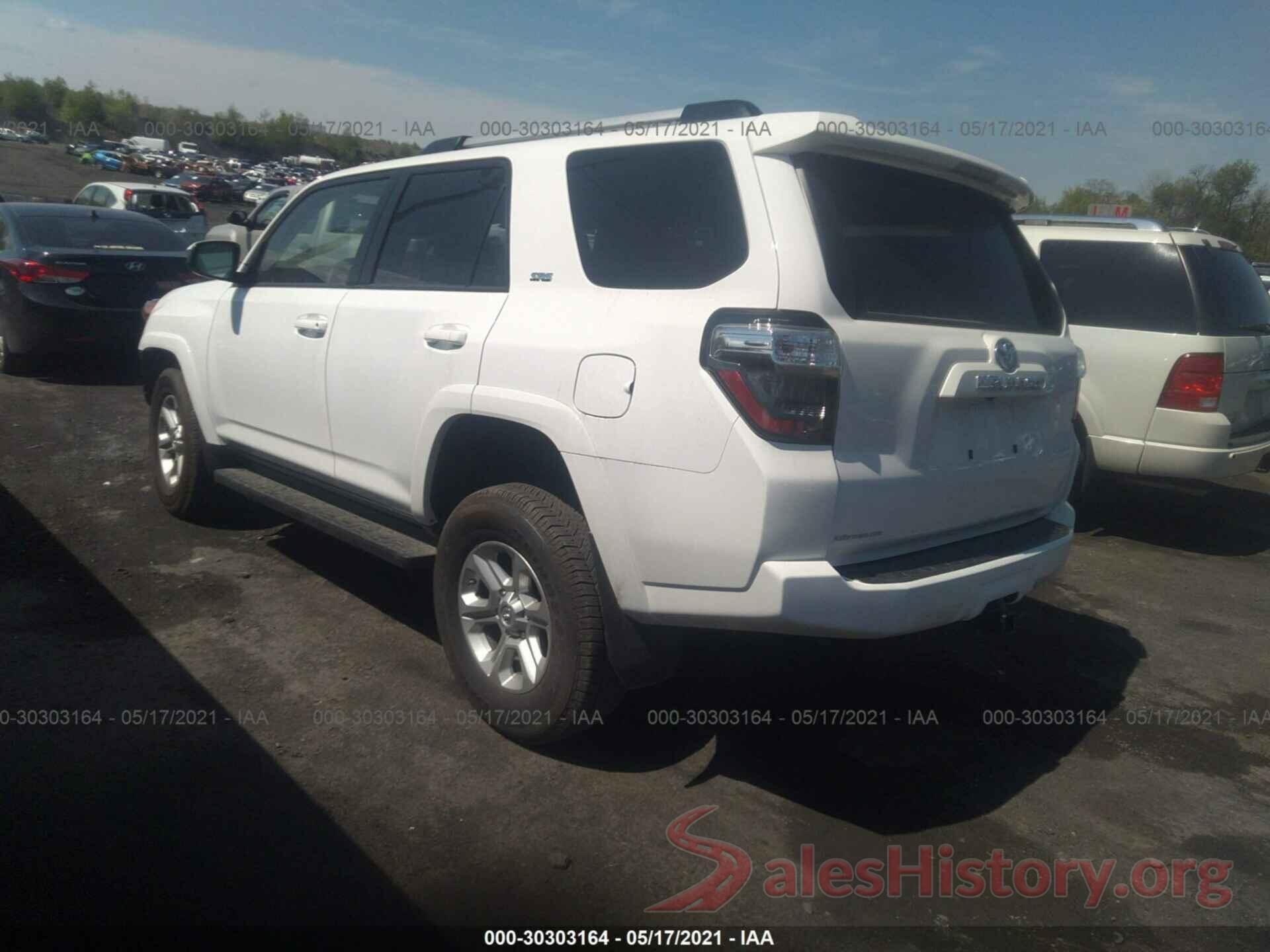 JTEMU5JR3M5876632 2021 TOYOTA 4RUNNER