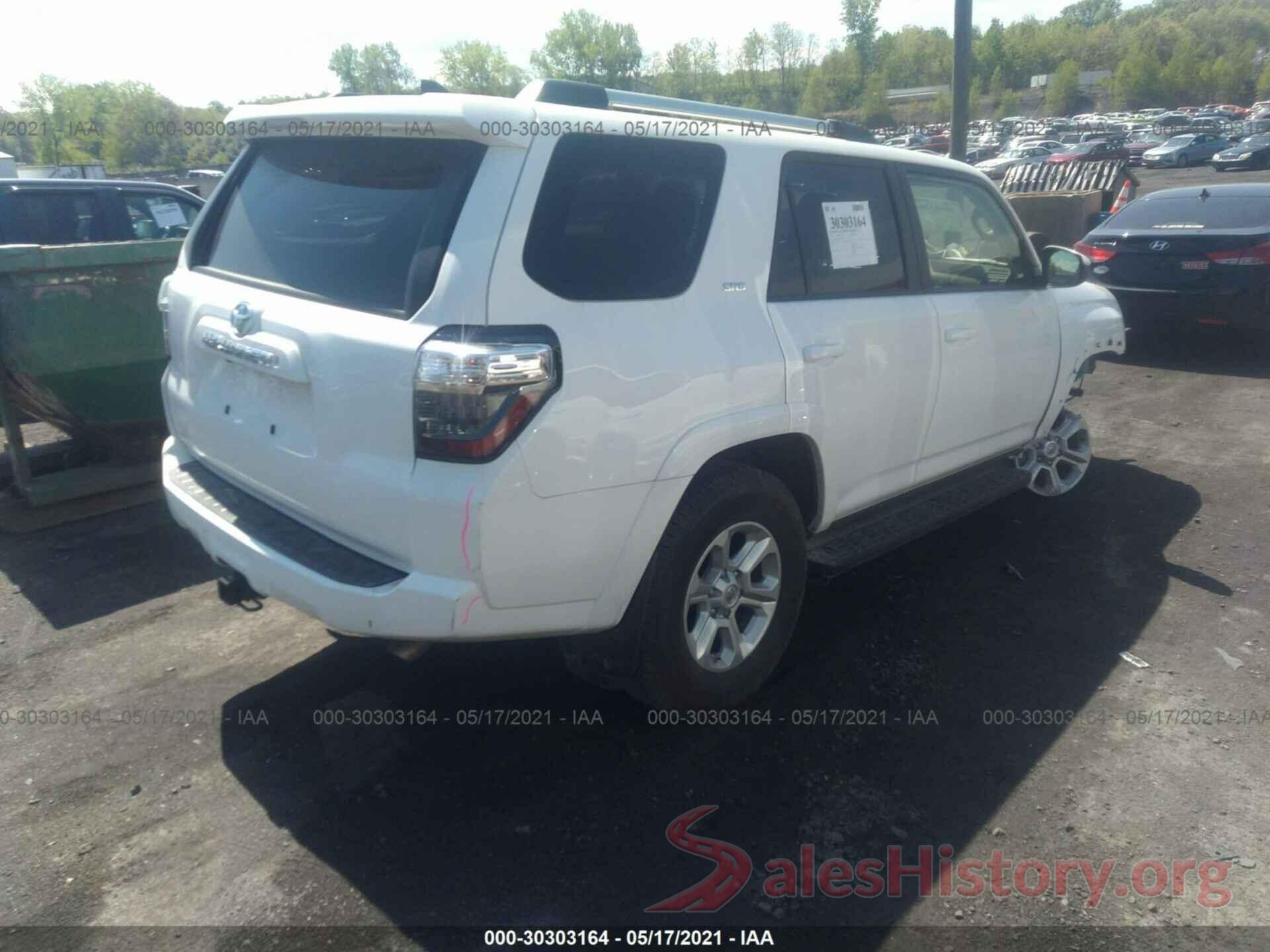 JTEMU5JR3M5876632 2021 TOYOTA 4RUNNER