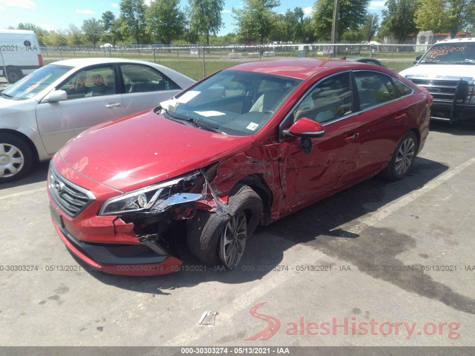 5NPE34AFXHH500432 2017 HYUNDAI SONATA