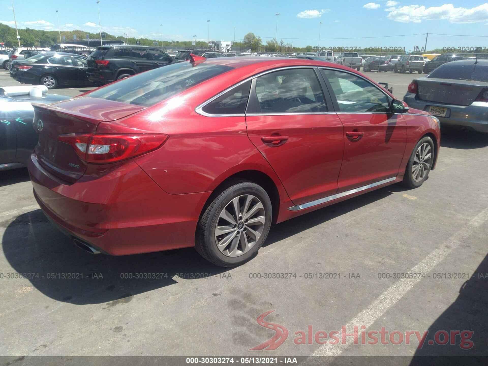 5NPE34AFXHH500432 2017 HYUNDAI SONATA