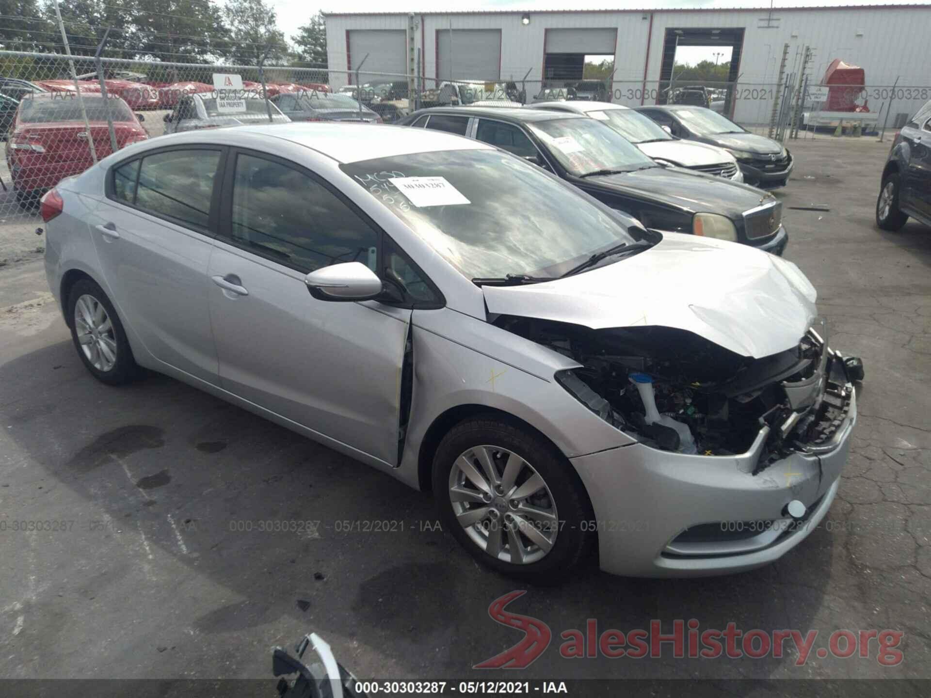 KNAFX4A60G5605081 2016 KIA FORTE