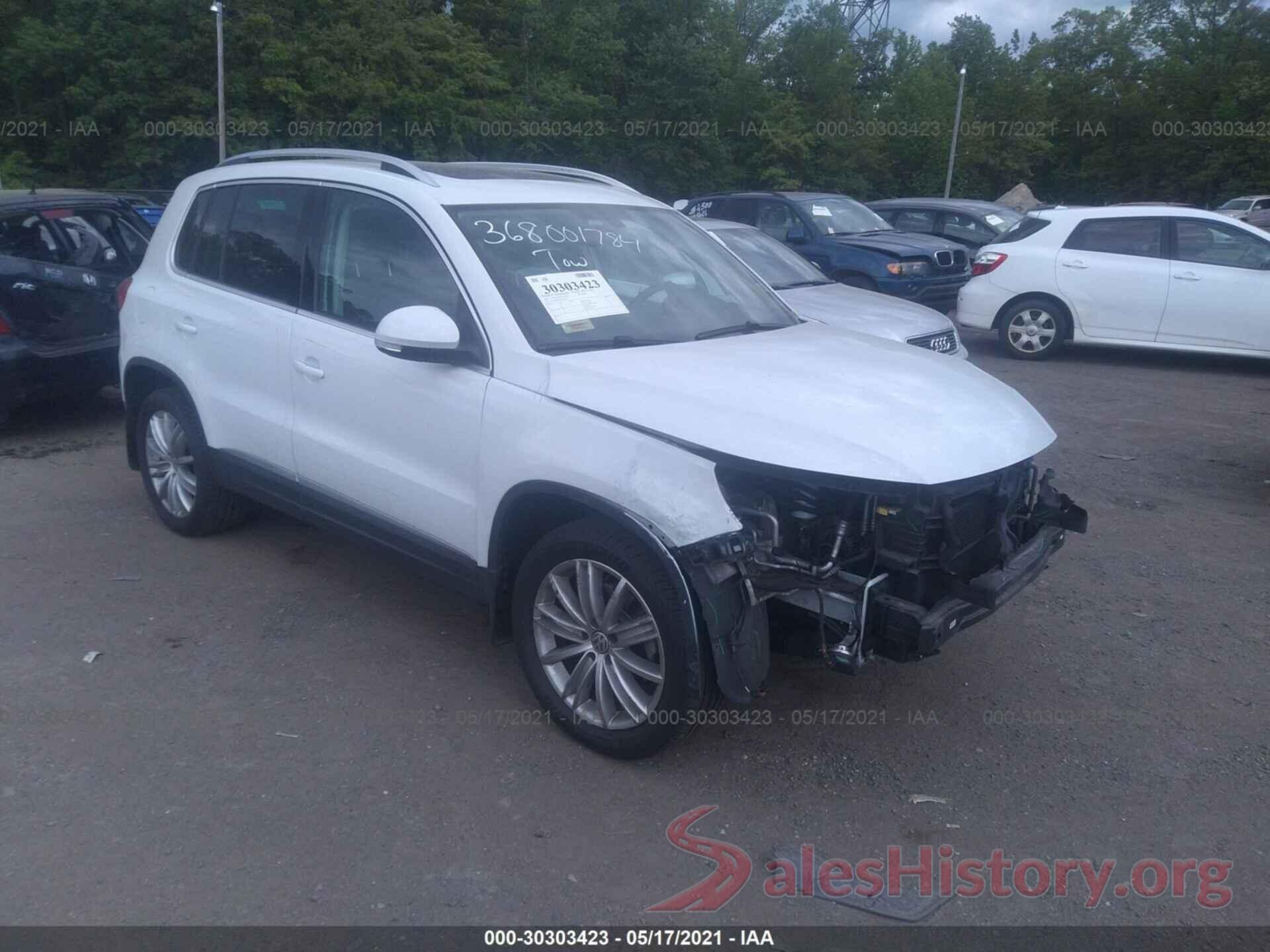 WVGBV7AX9GW561573 2016 VOLKSWAGEN TIGUAN