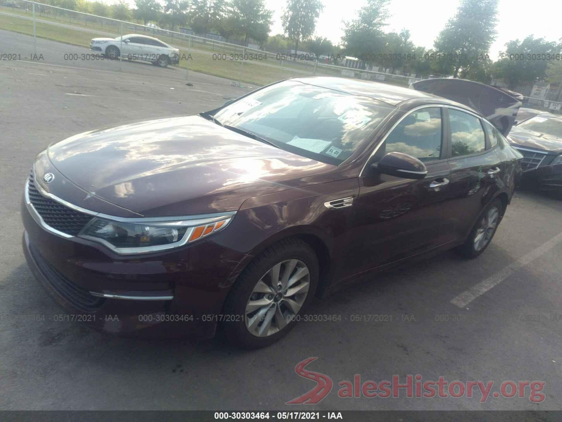 5XXGT4L33GG075433 2016 KIA OPTIMA