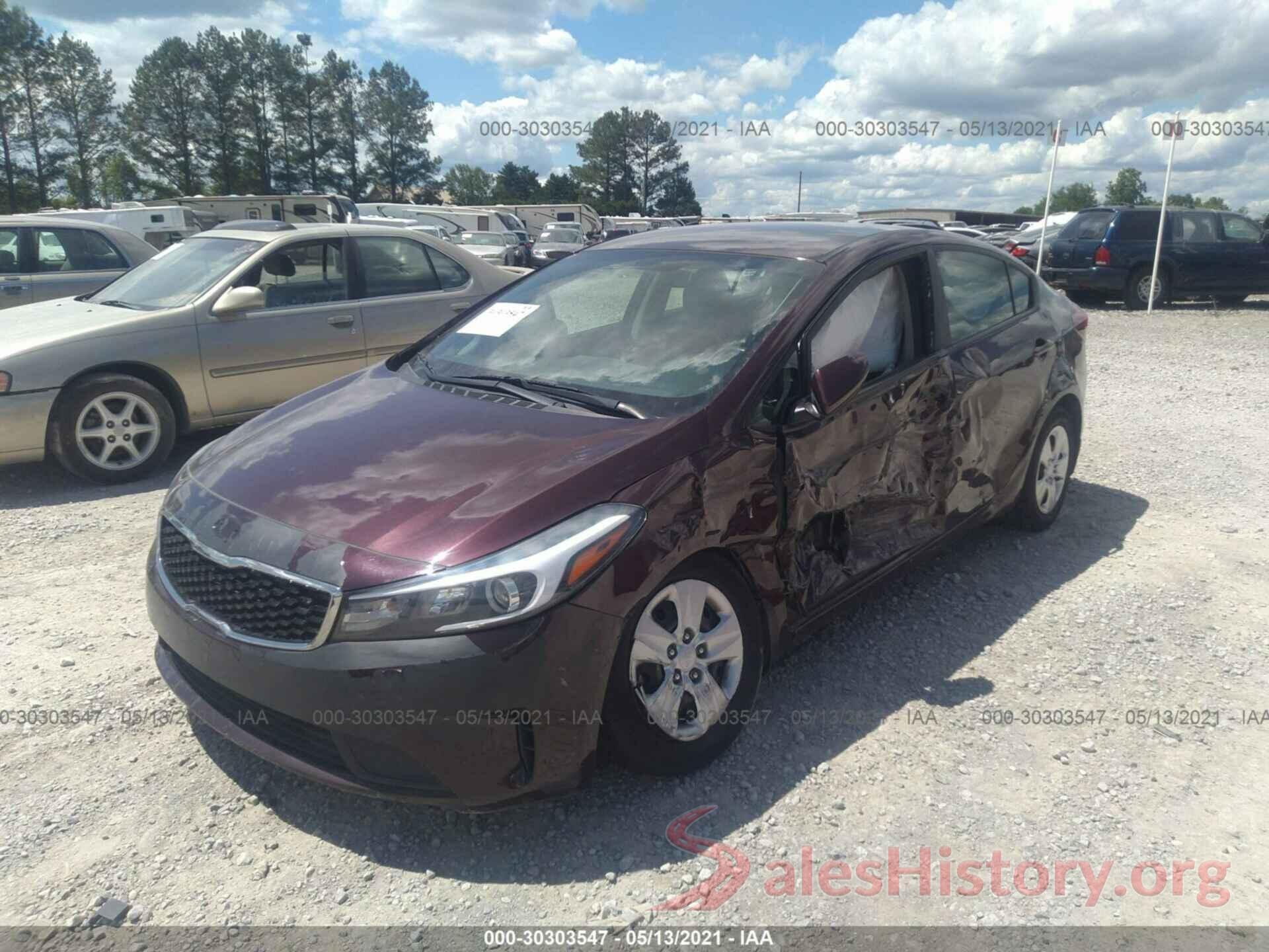 3KPFK4A78HE071988 2017 KIA FORTE