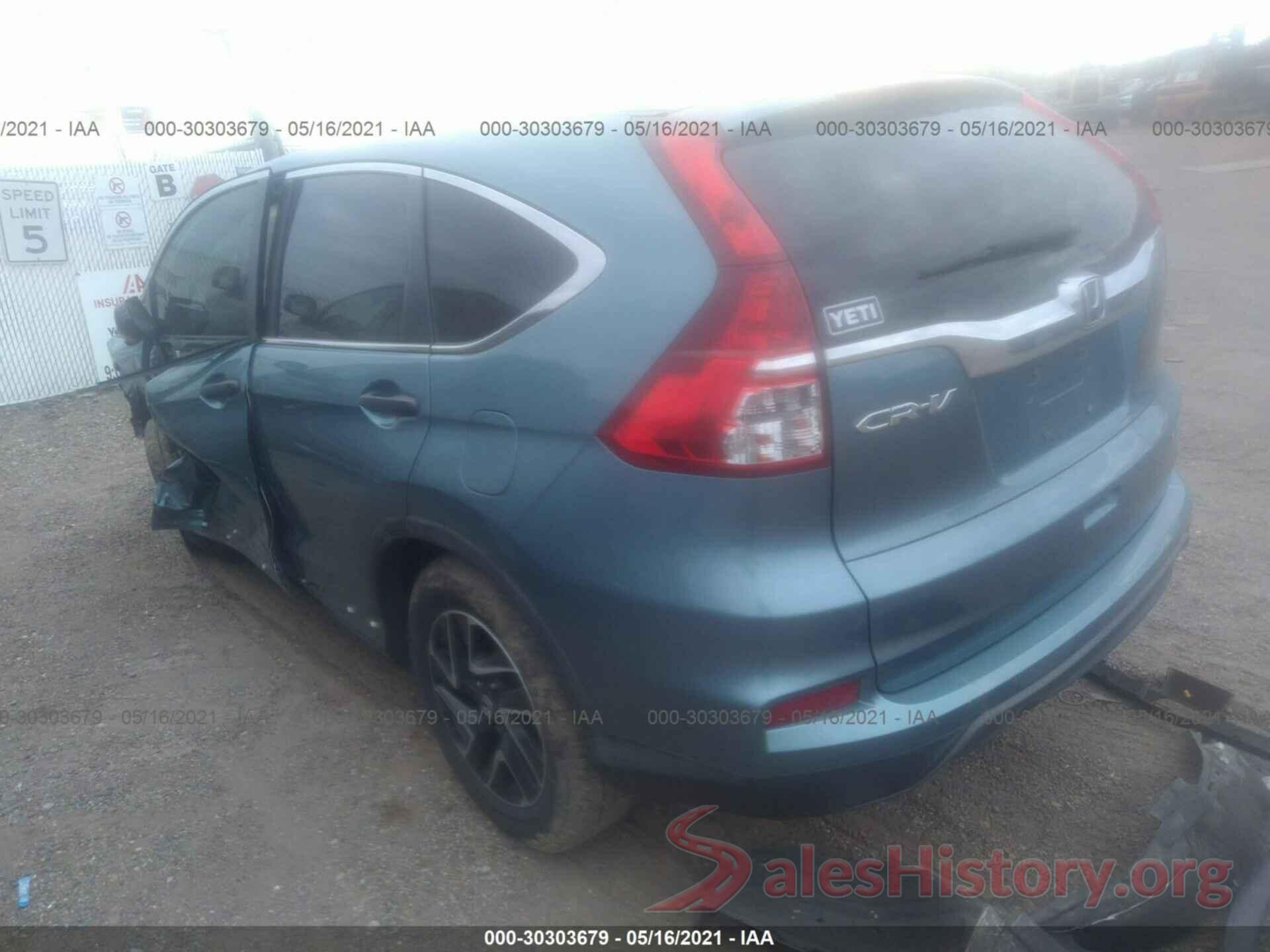 2HKRM3H46GH557660 2016 HONDA CR-V