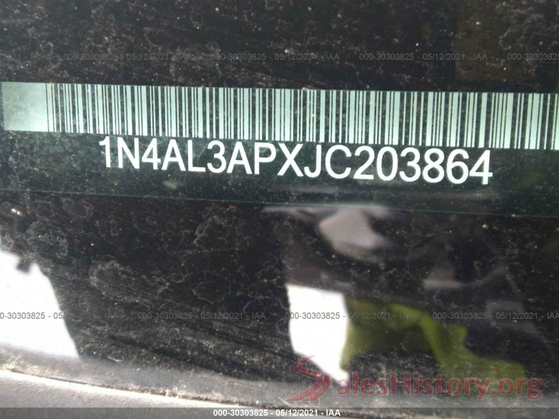 1N4AL3APXJC203864 2018 NISSAN ALTIMA