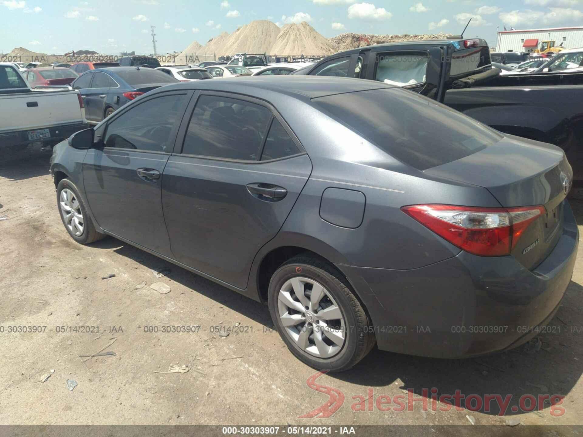 5YFBURHE3GP567837 2016 TOYOTA COROLLA