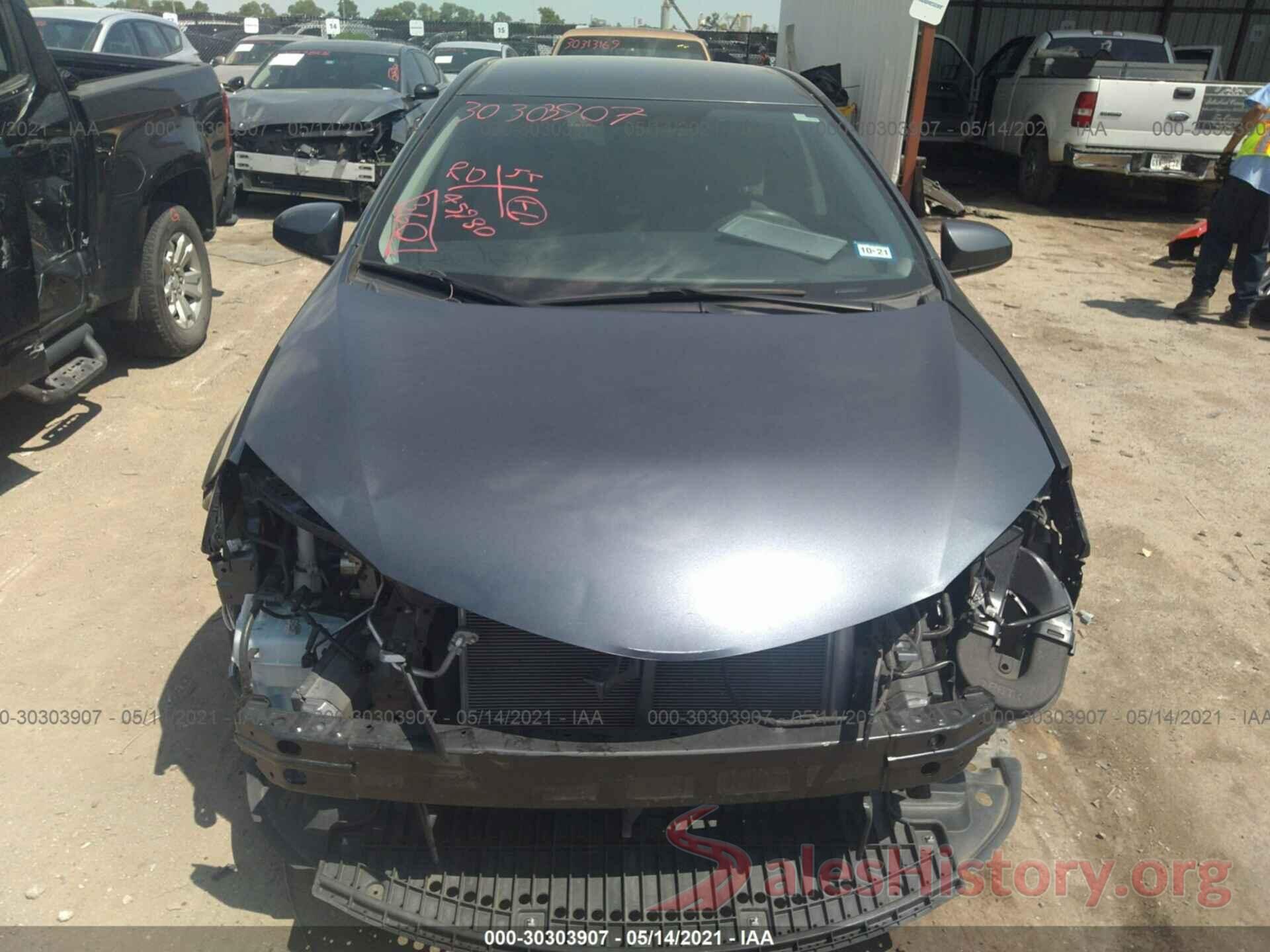 5YFBURHE3GP567837 2016 TOYOTA COROLLA