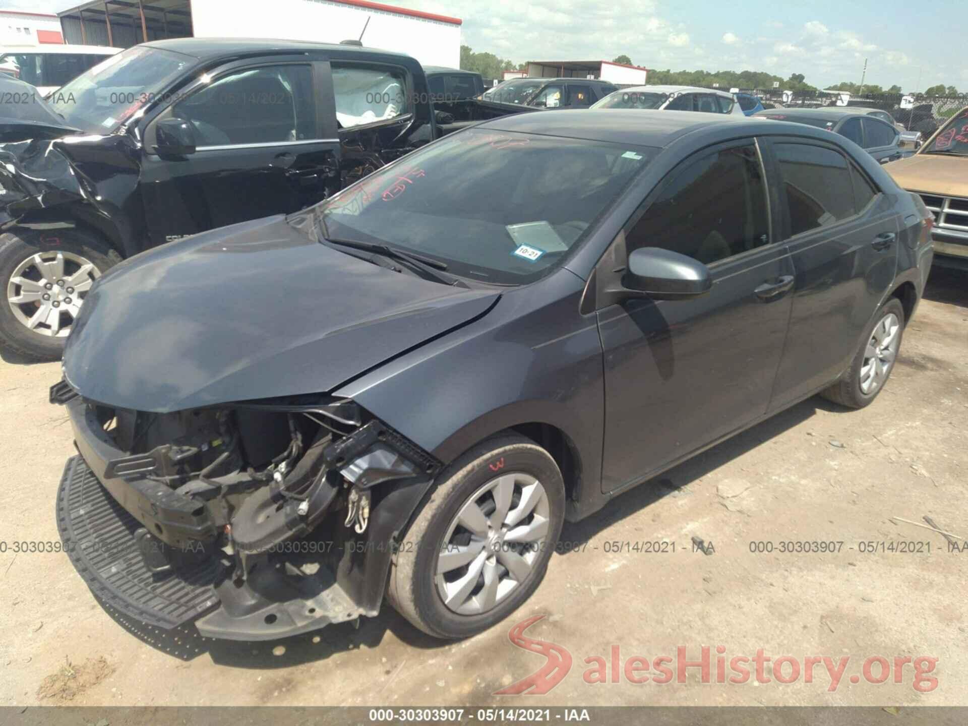 5YFBURHE3GP567837 2016 TOYOTA COROLLA