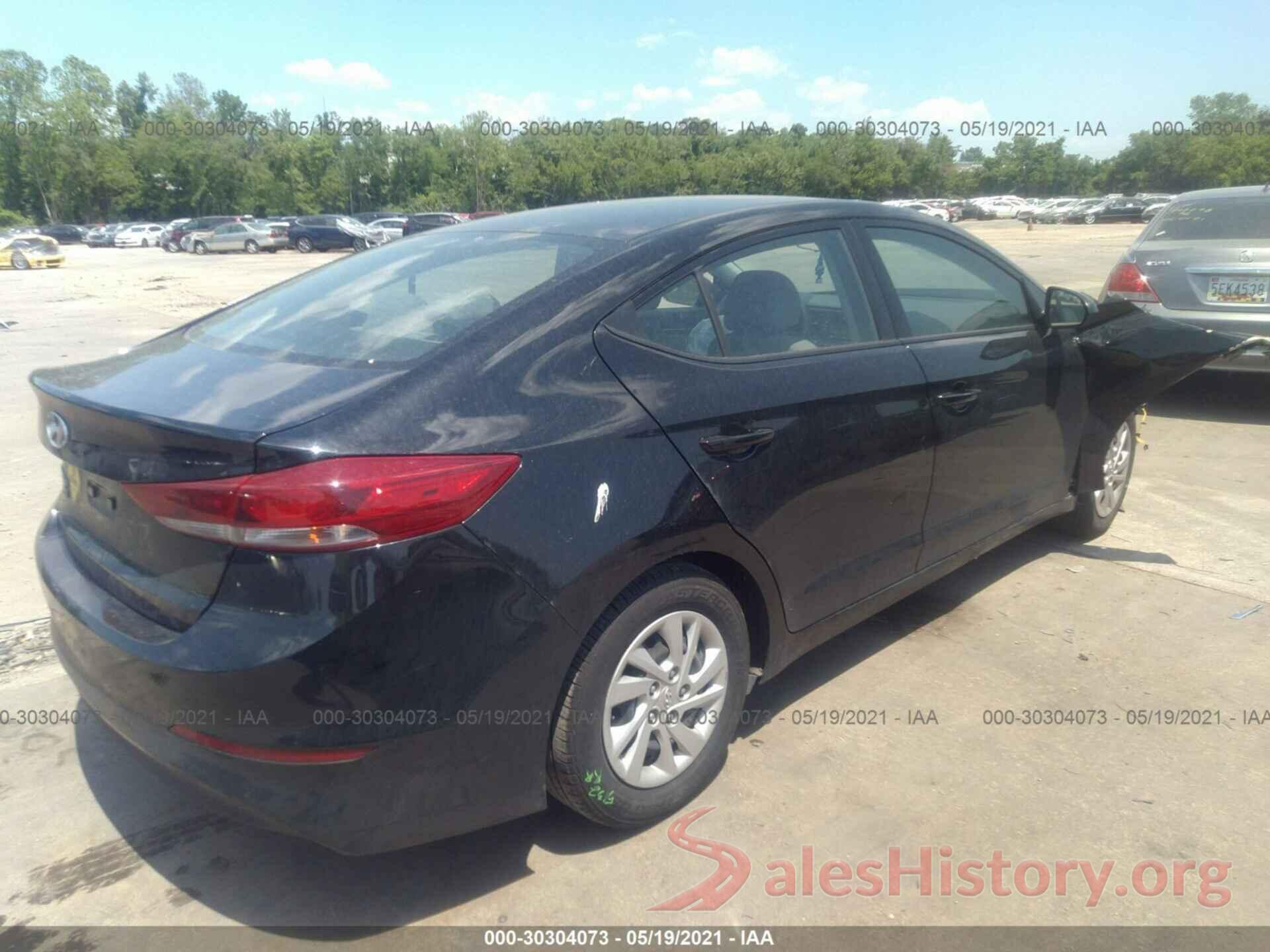 5NPD74LF4JH345041 2018 HYUNDAI ELANTRA