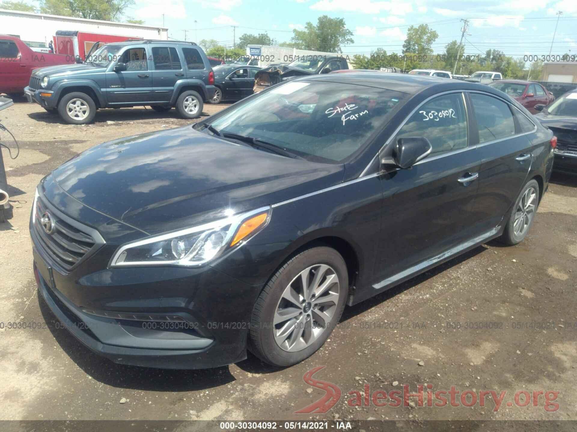 5NPE34AF2HH482489 2017 HYUNDAI SONATA