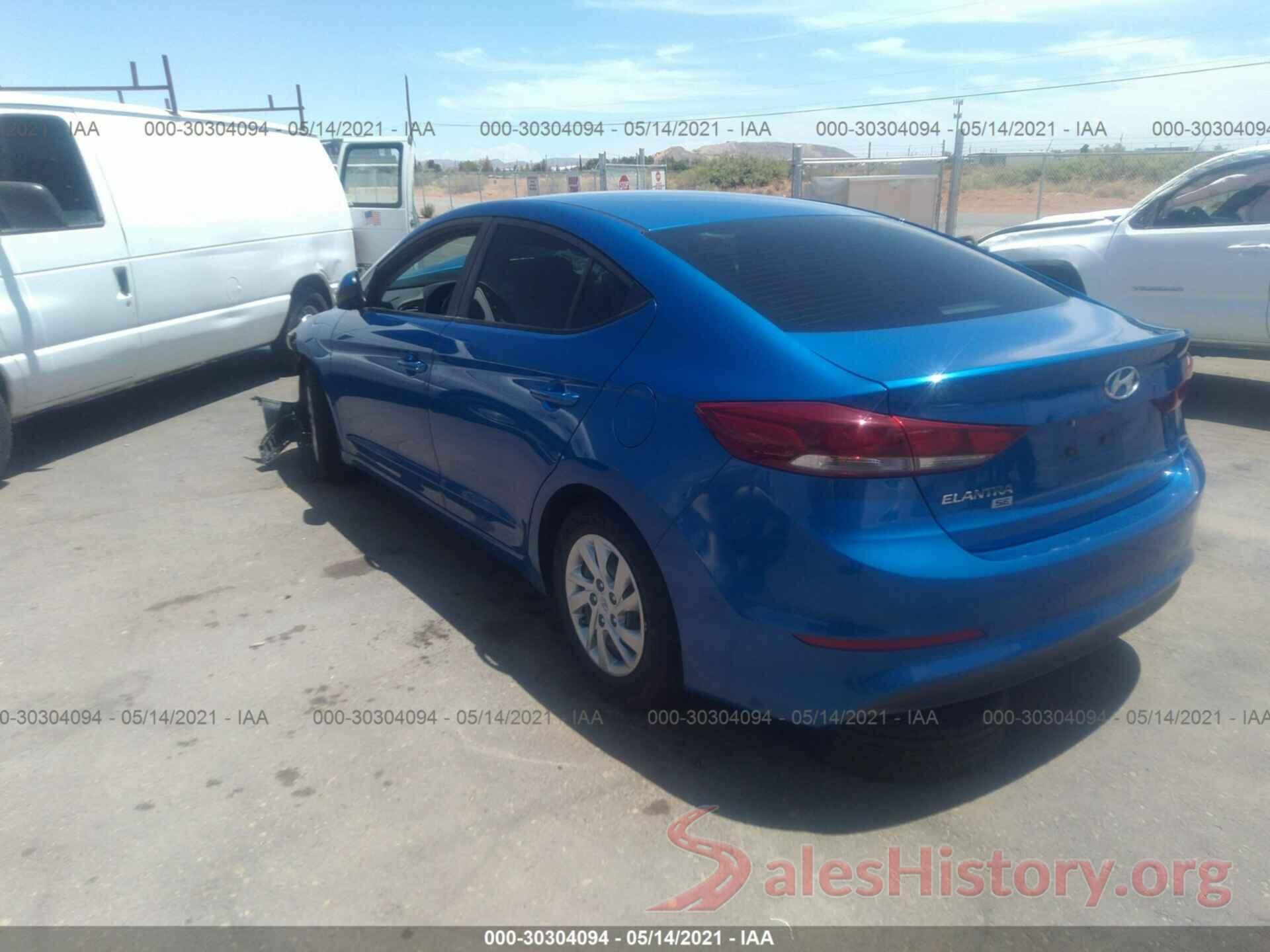 KMHD74LF4JU606573 2018 HYUNDAI ELANTRA