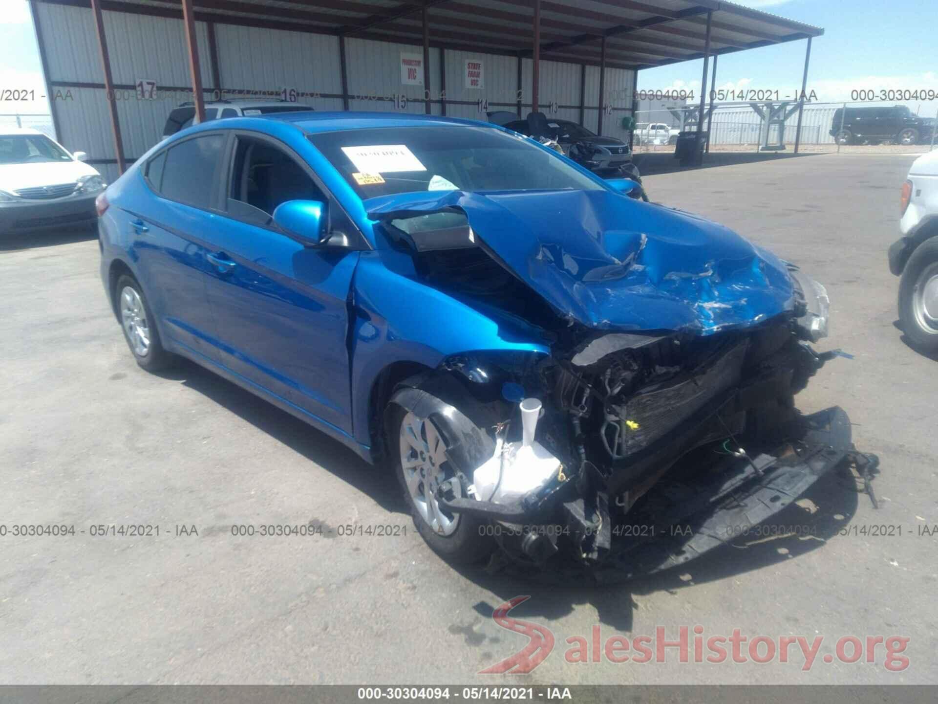 KMHD74LF4JU606573 2018 HYUNDAI ELANTRA