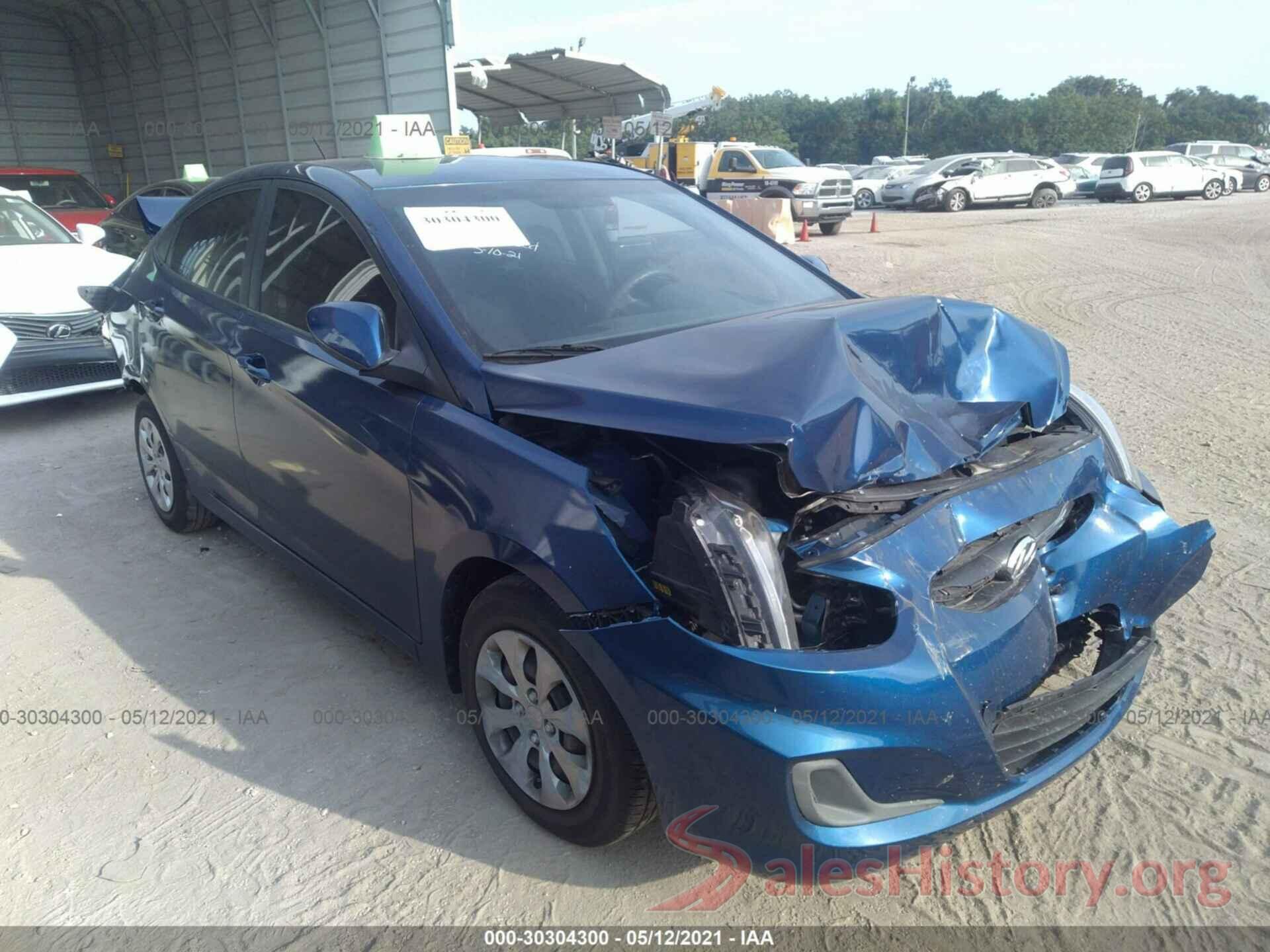 KMHCT4AE3GU967884 2016 HYUNDAI ACCENT