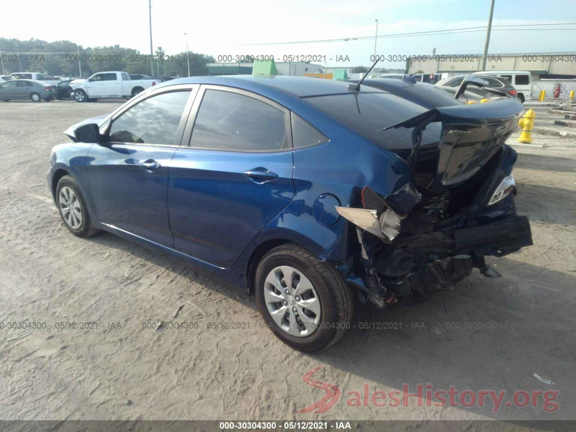 KMHCT4AE3GU967884 2016 HYUNDAI ACCENT