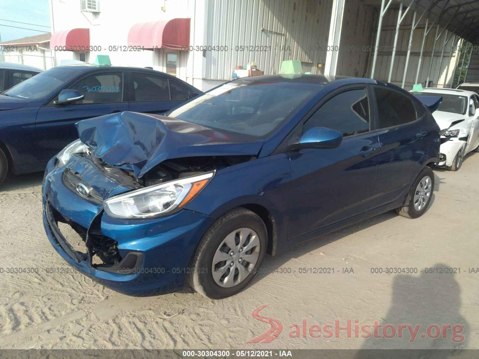 KMHCT4AE3GU967884 2016 HYUNDAI ACCENT