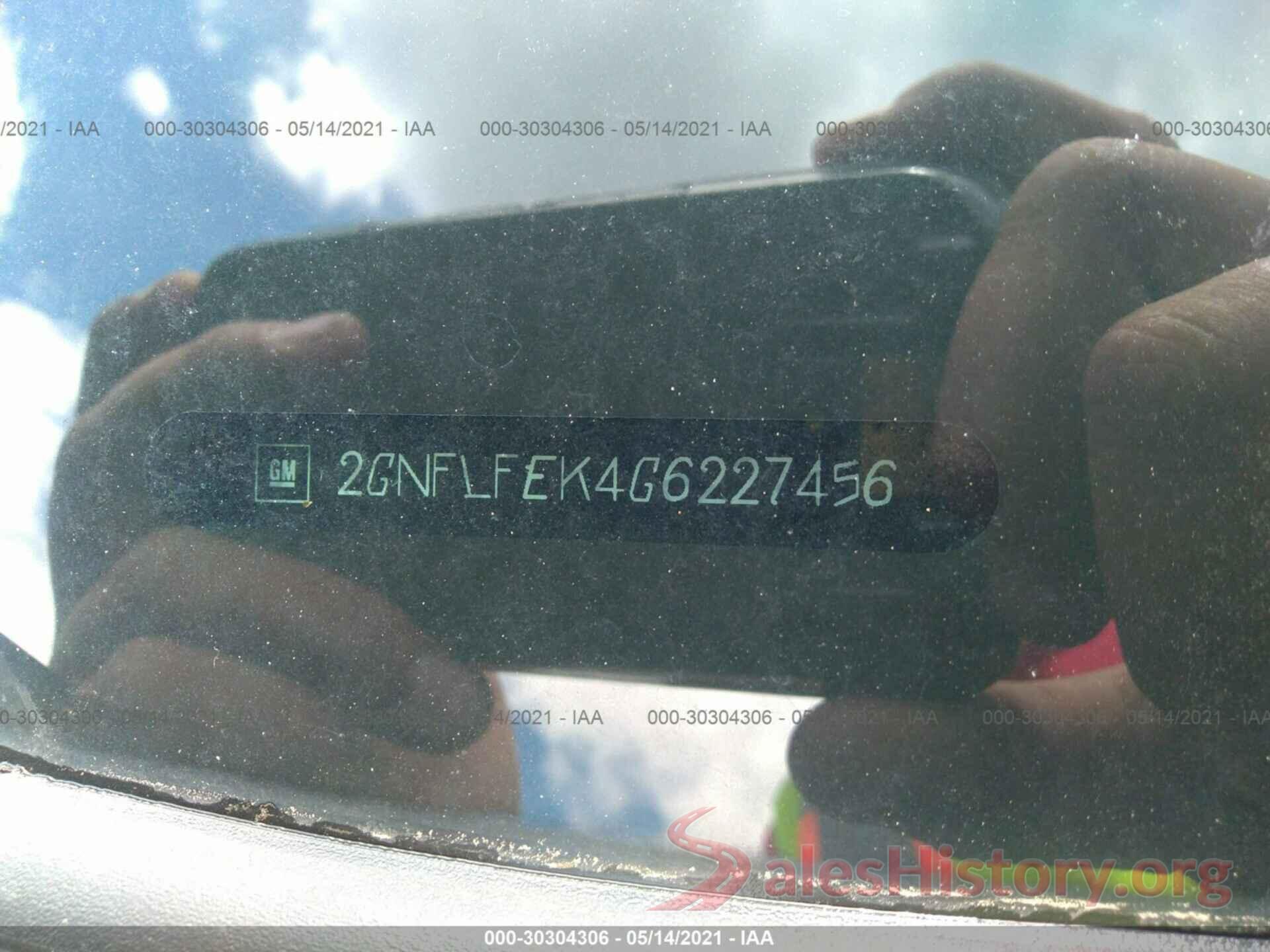 2GNFLFEK4G6227456 2016 CHEVROLET EQUINOX