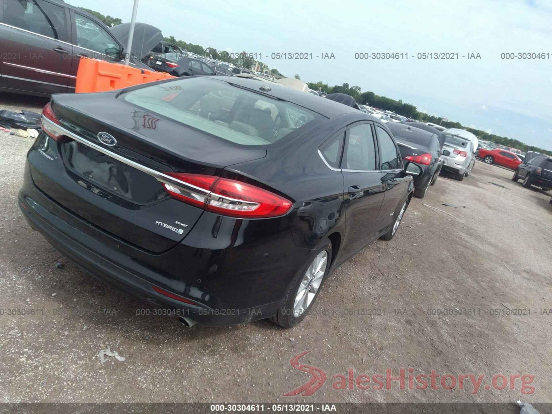 3FA6P0LU7HR164674 2017 FORD FUSION