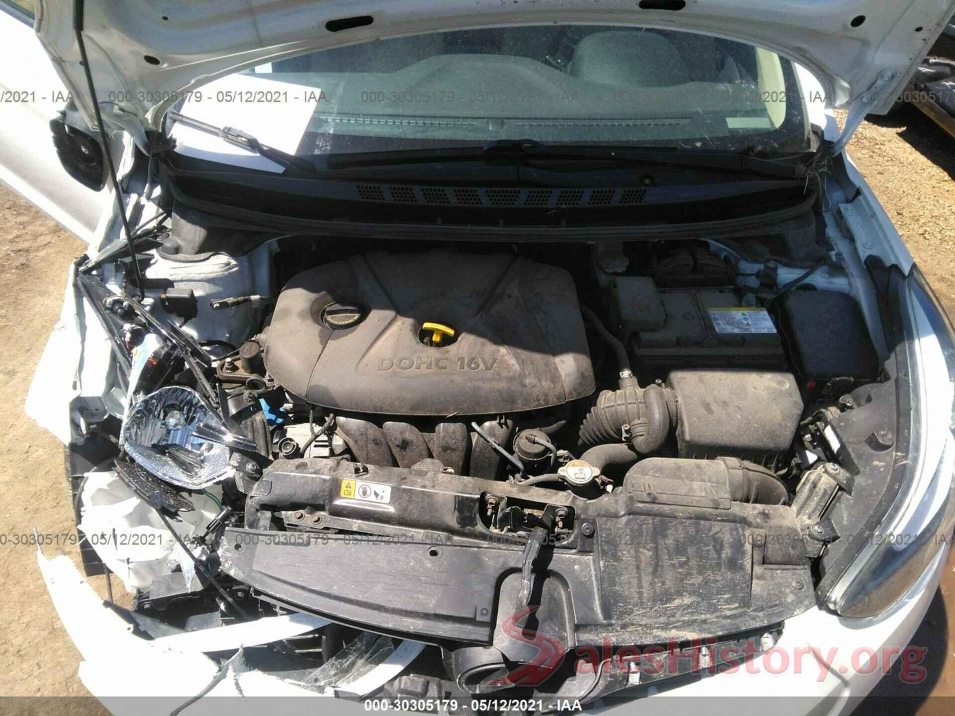 5NPDH4AE6GH709492 2016 HYUNDAI ELANTRA