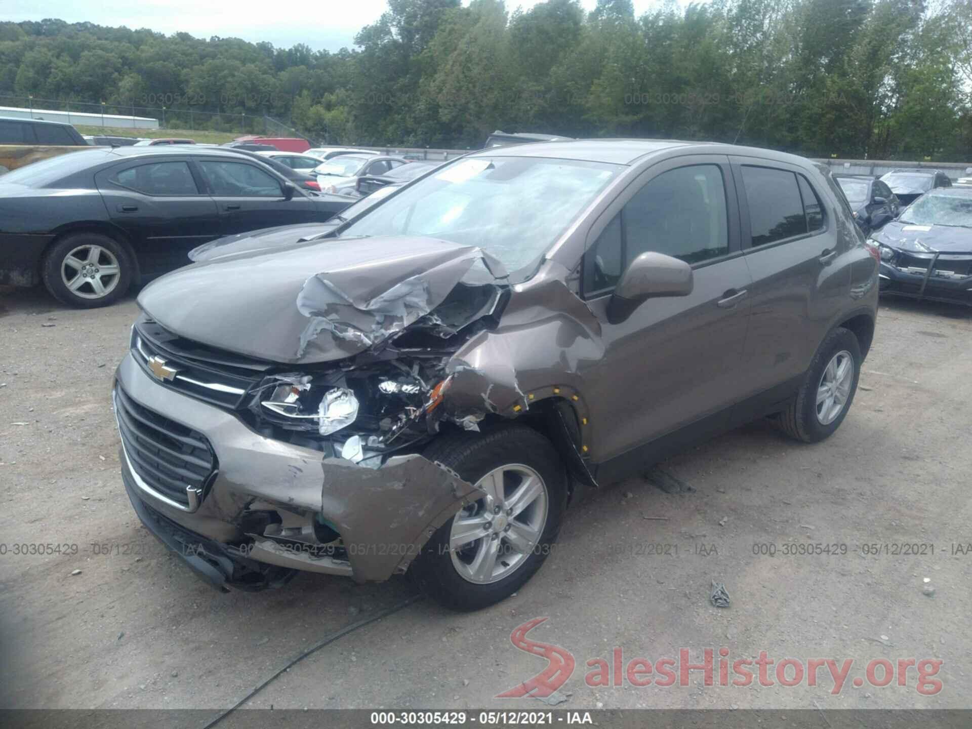 KL7CJKSB2LB346190 2020 CHEVROLET TRAX