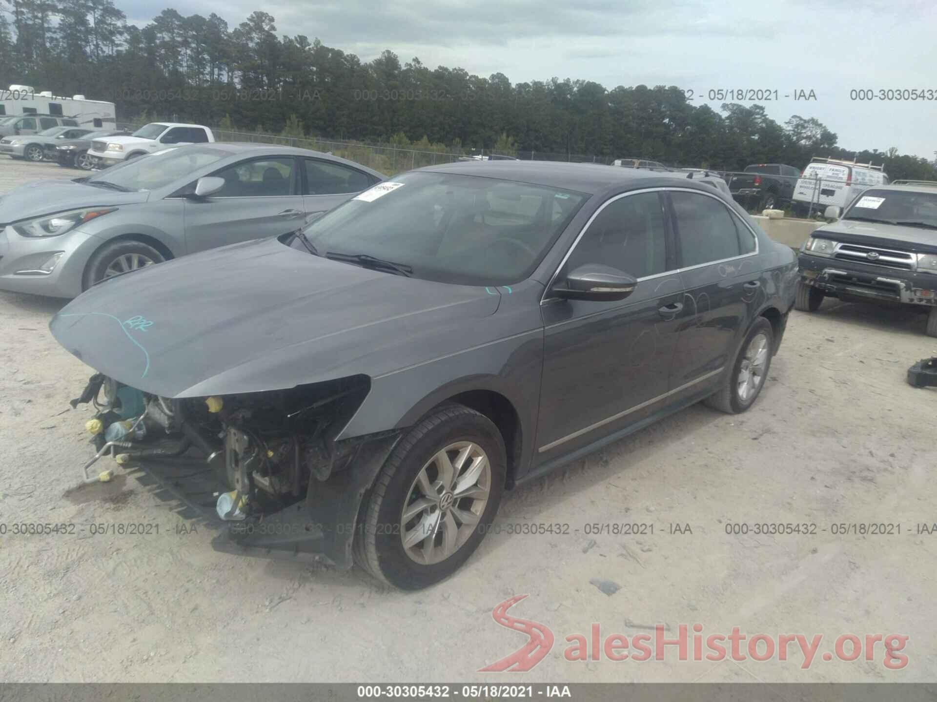 1VWAS7A38GC045886 2016 VOLKSWAGEN PASSAT