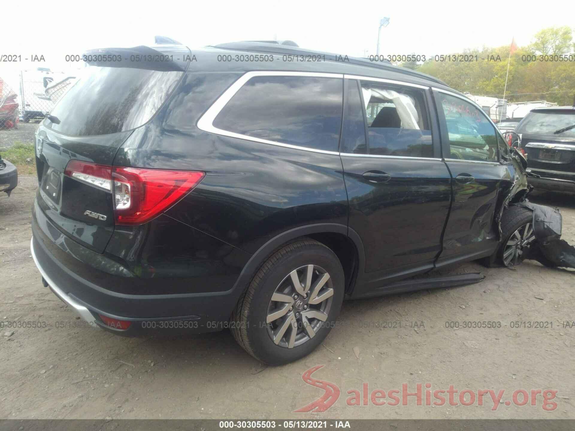 5FNYF6H51KB090459 2019 HONDA PILOT