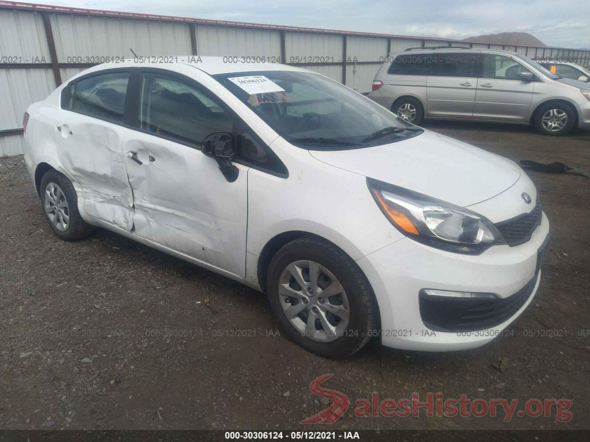 KNADM4A36H6016120 2017 KIA RIO