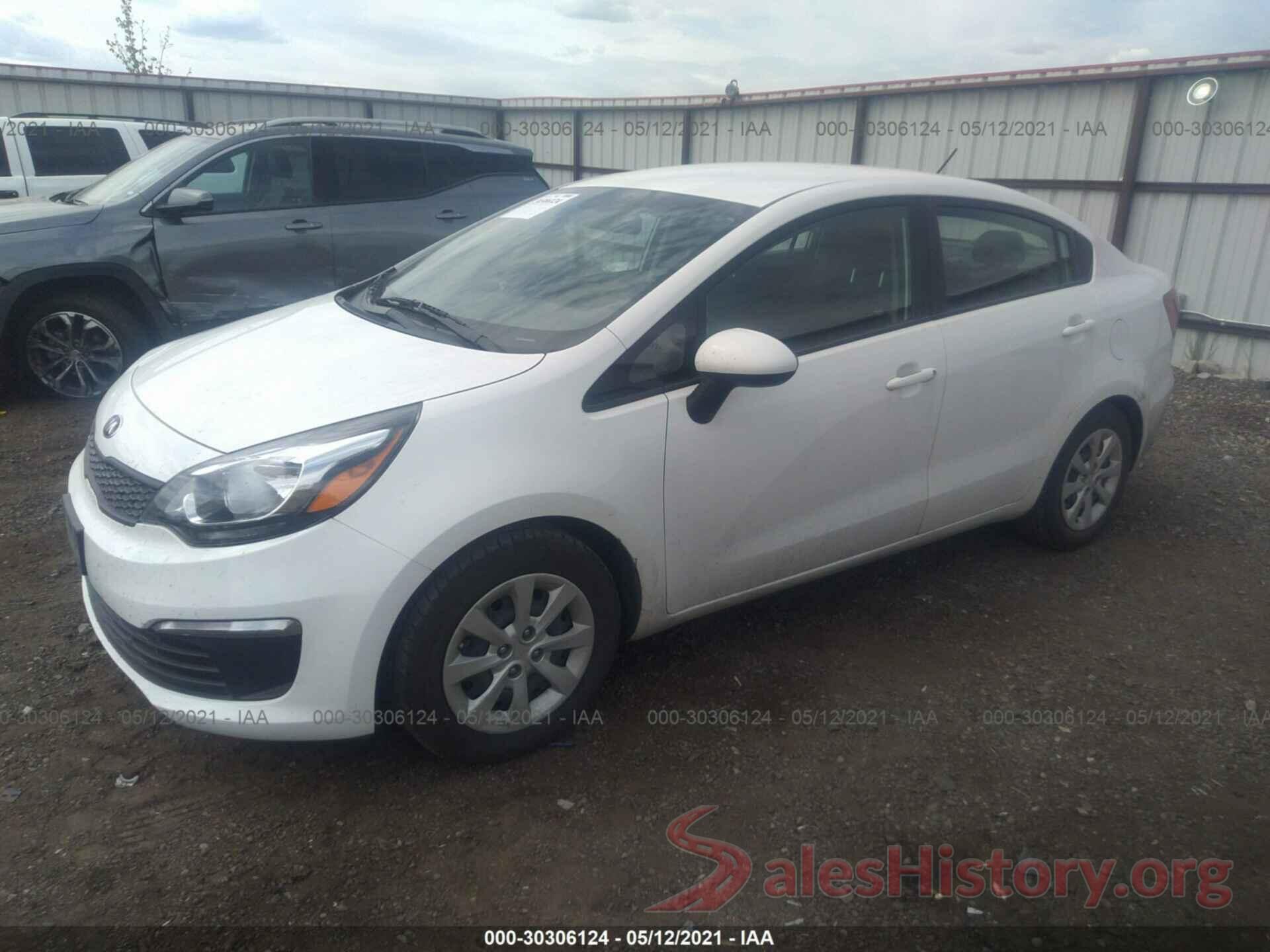 KNADM4A36H6016120 2017 KIA RIO