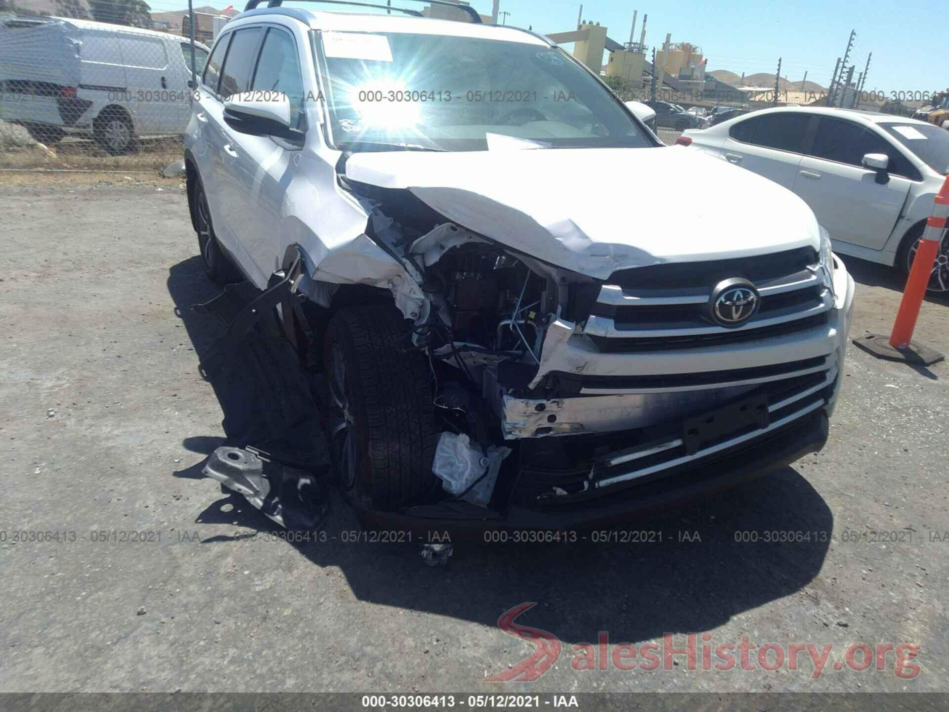 5TDJZRFH7KS608397 2019 TOYOTA HIGHLANDER