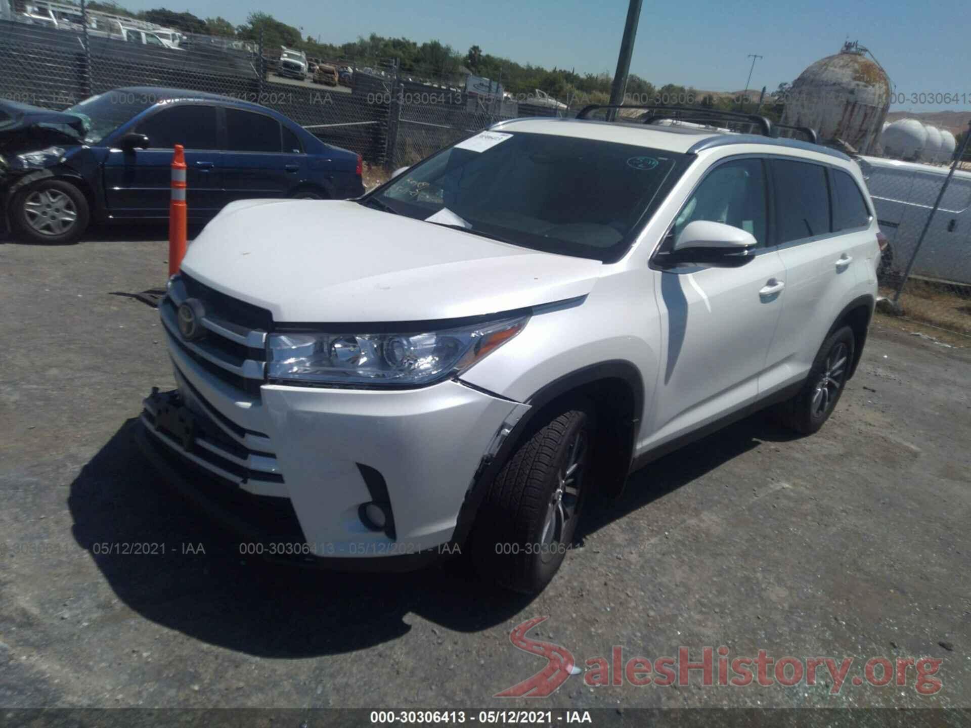 5TDJZRFH7KS608397 2019 TOYOTA HIGHLANDER