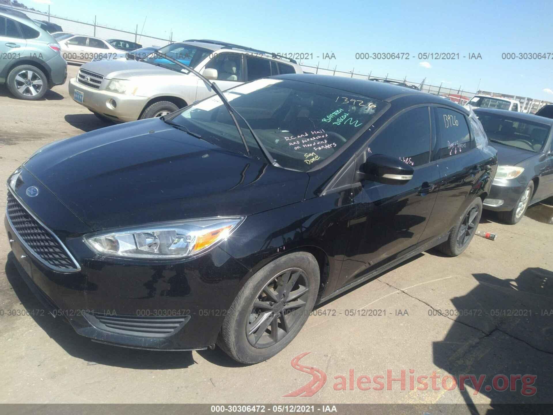 1FADP3F21HL333086 2017 FORD FOCUS