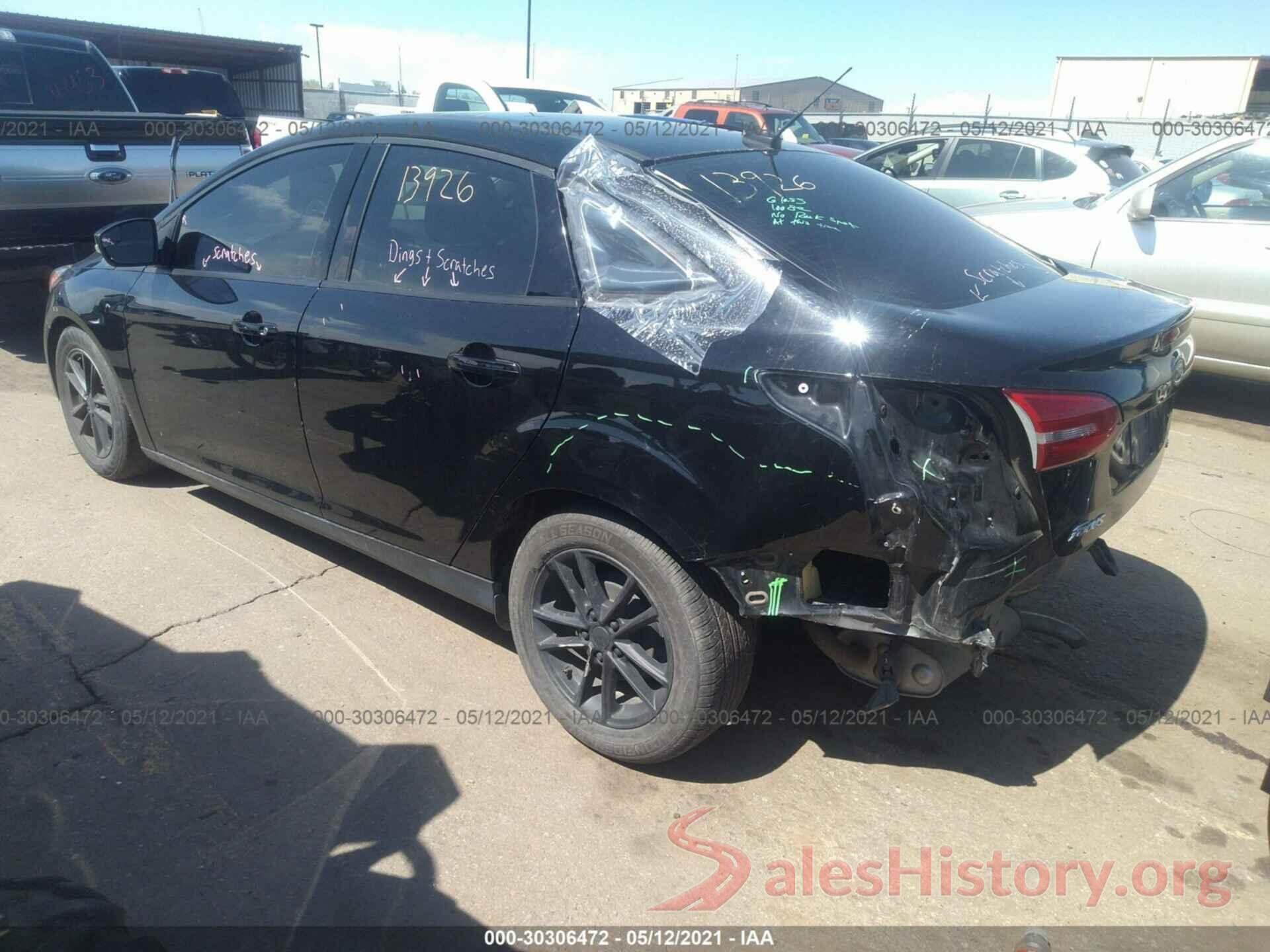 1FADP3F21HL333086 2017 FORD FOCUS