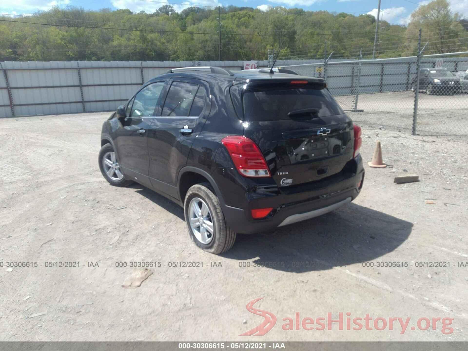 3GNCJLSB6LL293637 2020 CHEVROLET TRAX