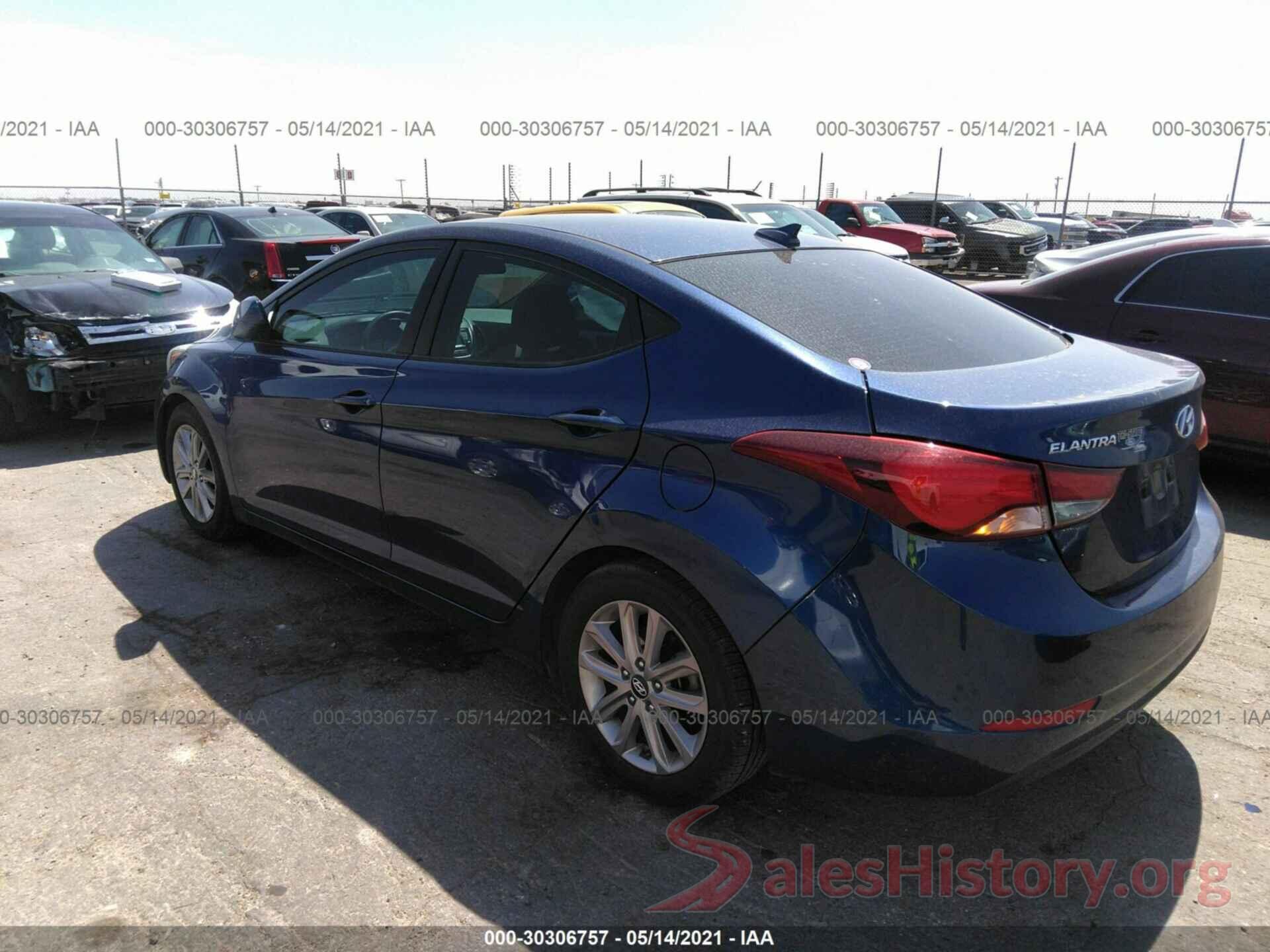 5NPDH4AE5GH728762 2016 HYUNDAI ELANTRA