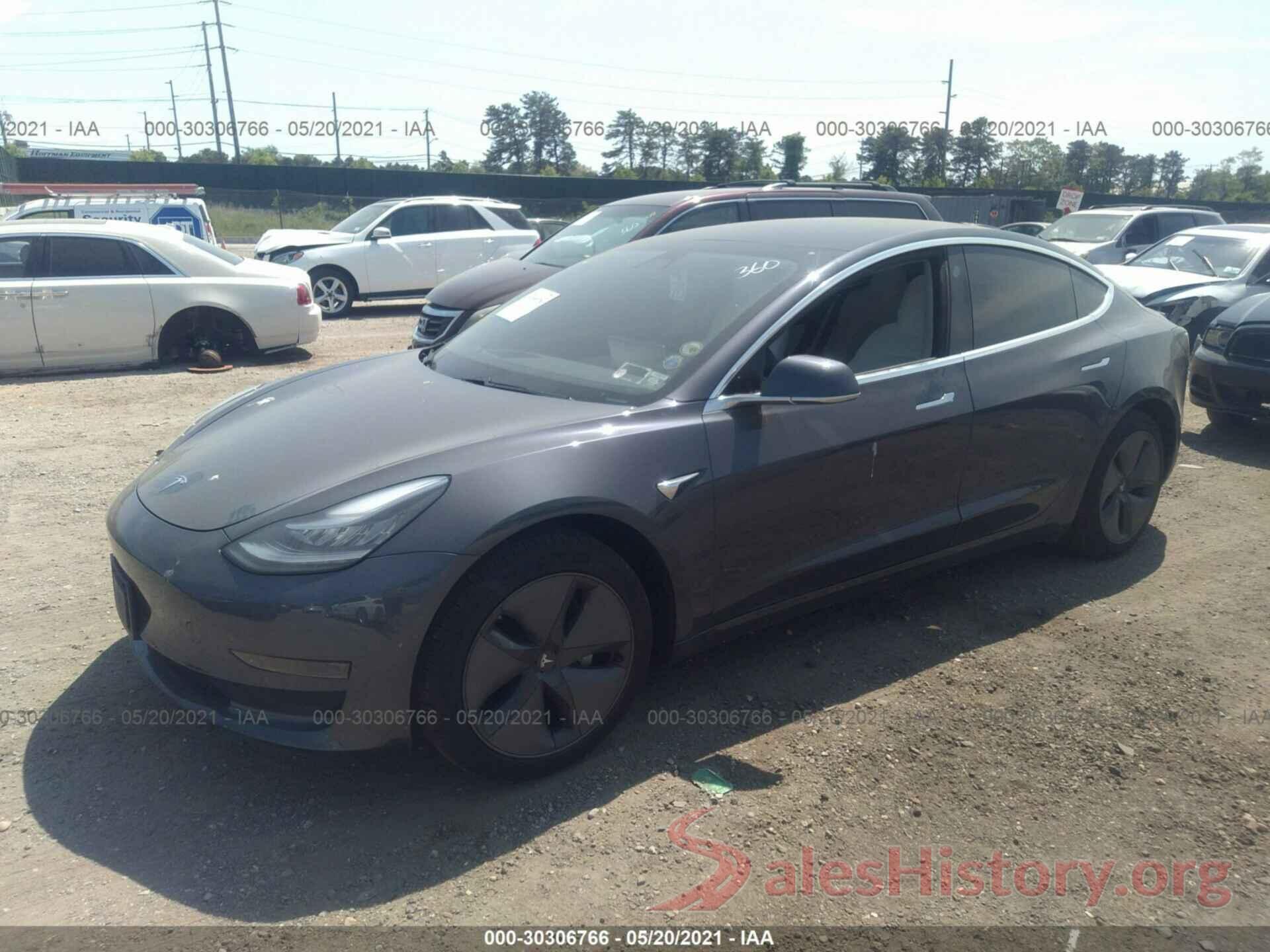 5YJ3E1EAXKF417684 2019 TESLA MODEL 3