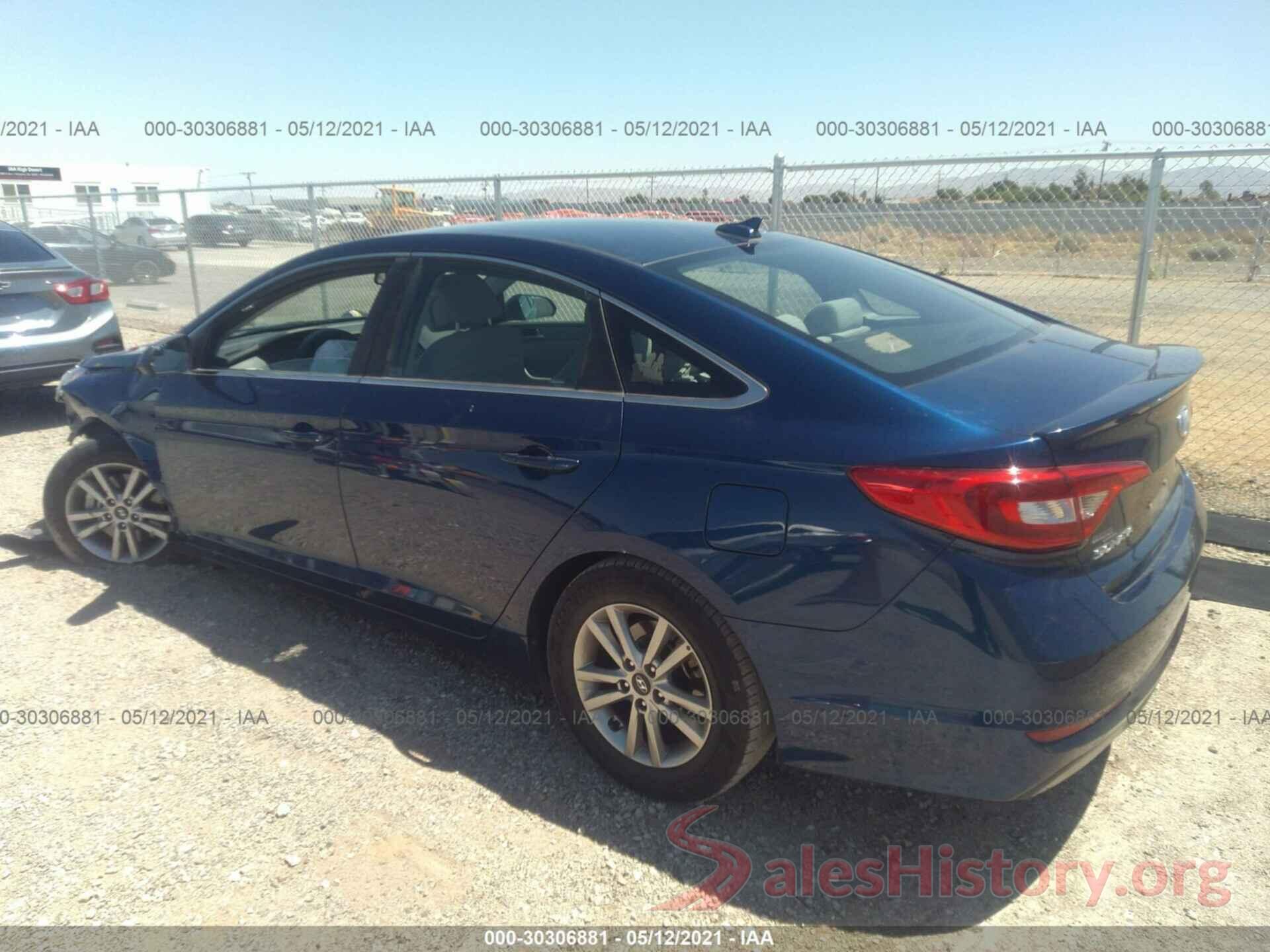 5NPE24AFXHH524782 2017 HYUNDAI SONATA