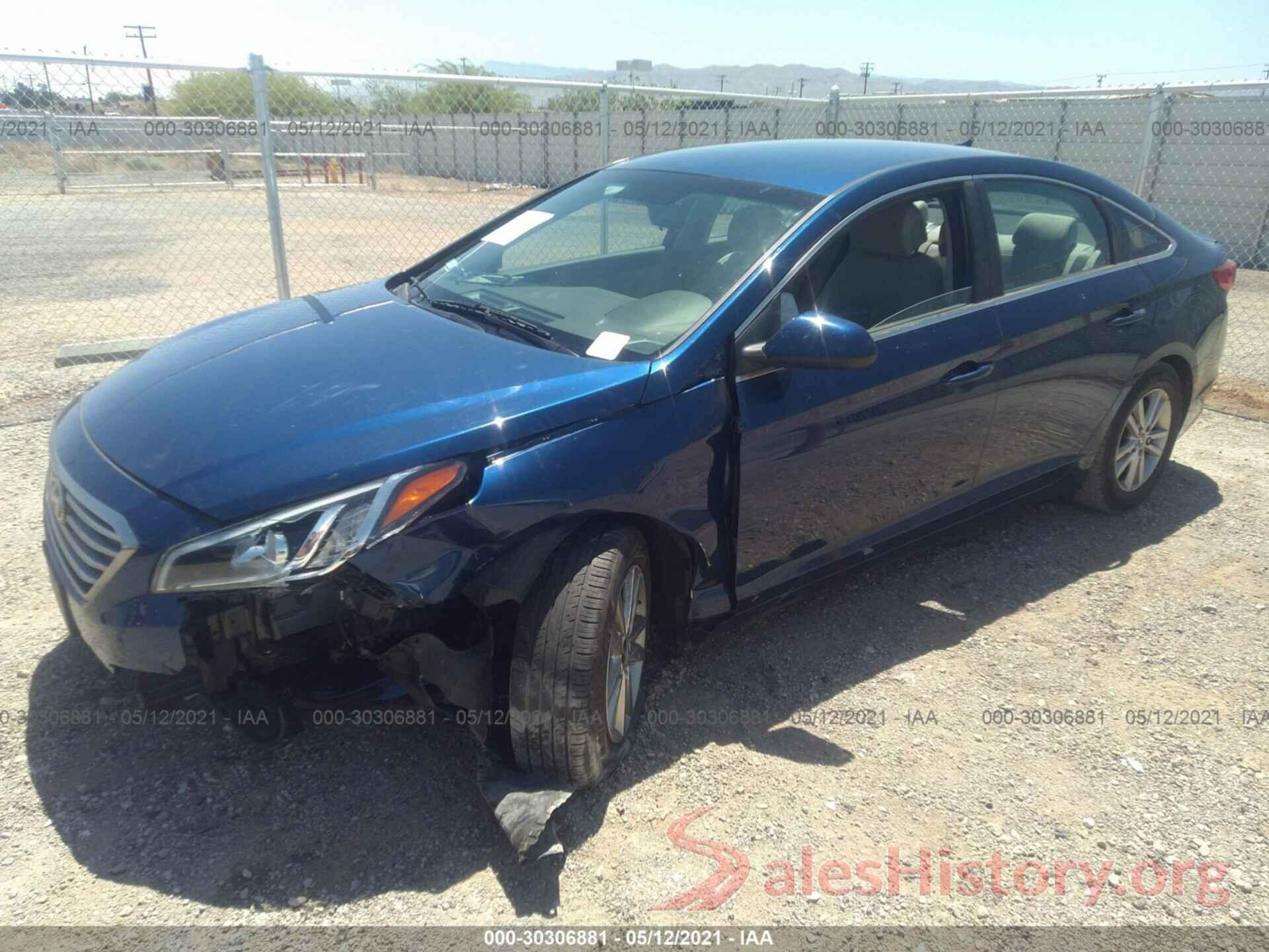 5NPE24AFXHH524782 2017 HYUNDAI SONATA