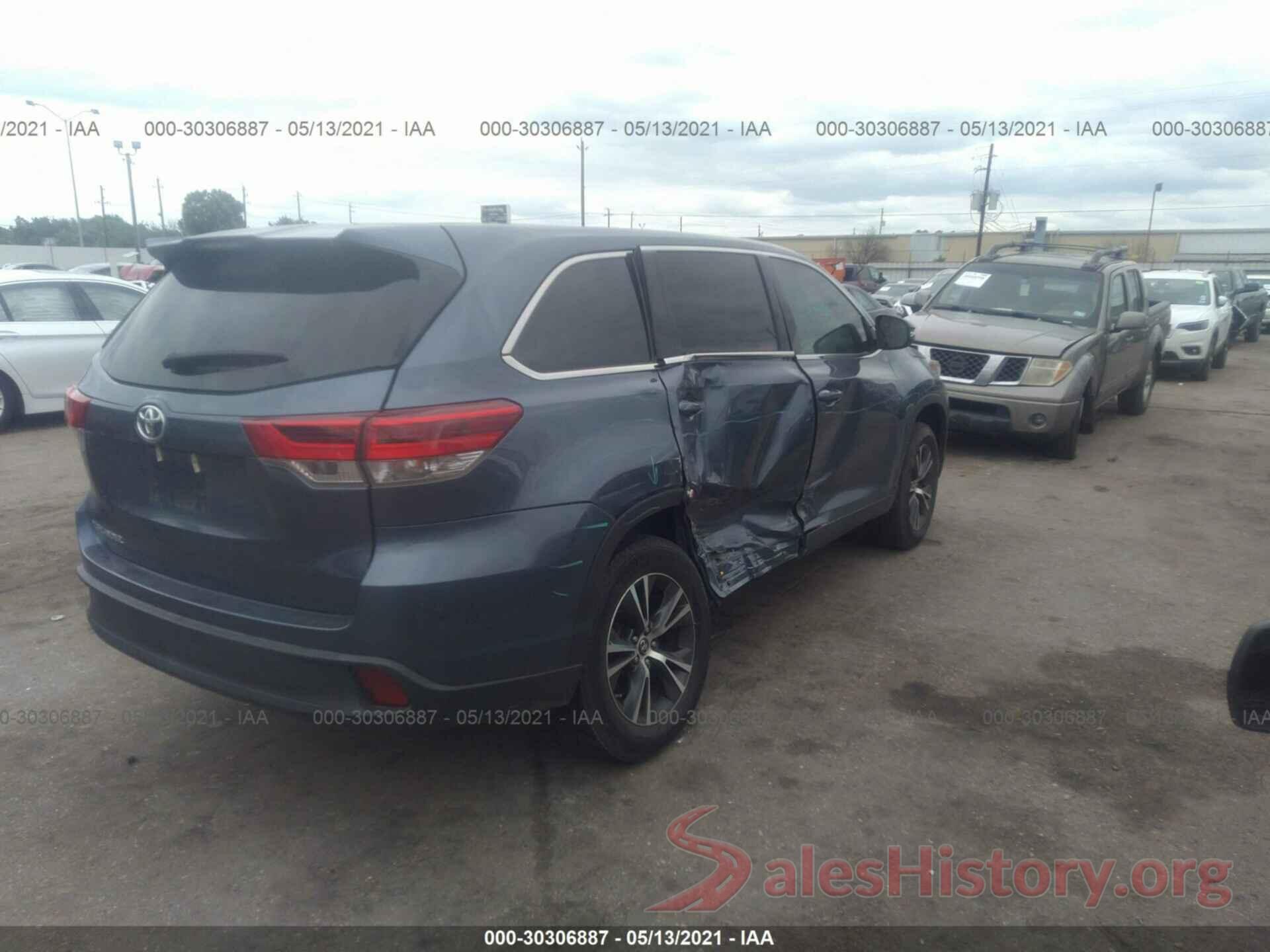 5TDZARFH0KS042898 2019 TOYOTA HIGHLANDER