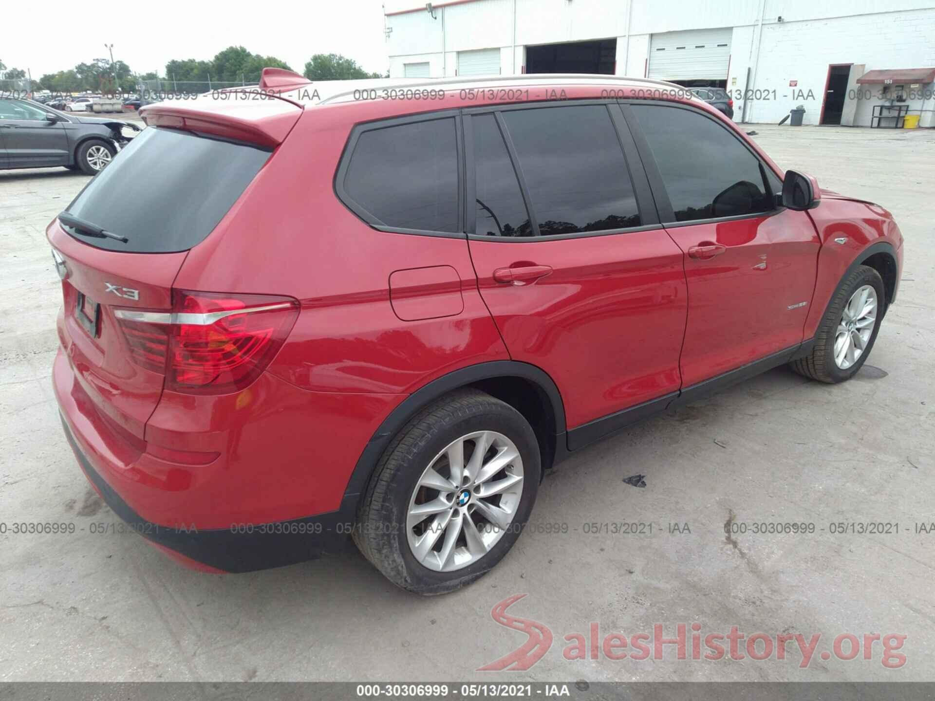 5UXWZ7C32H0X41002 2017 BMW X3