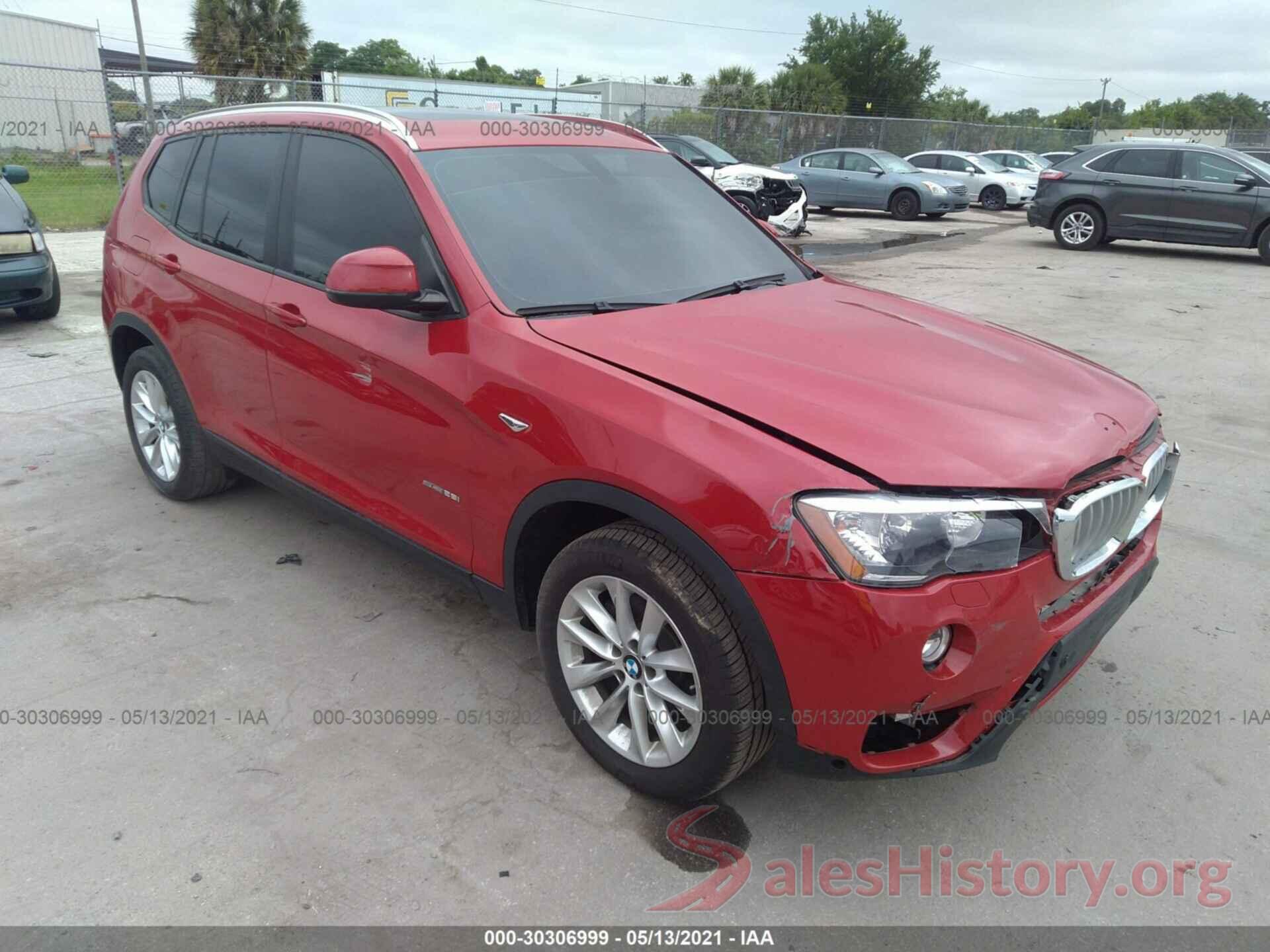 5UXWZ7C32H0X41002 2017 BMW X3