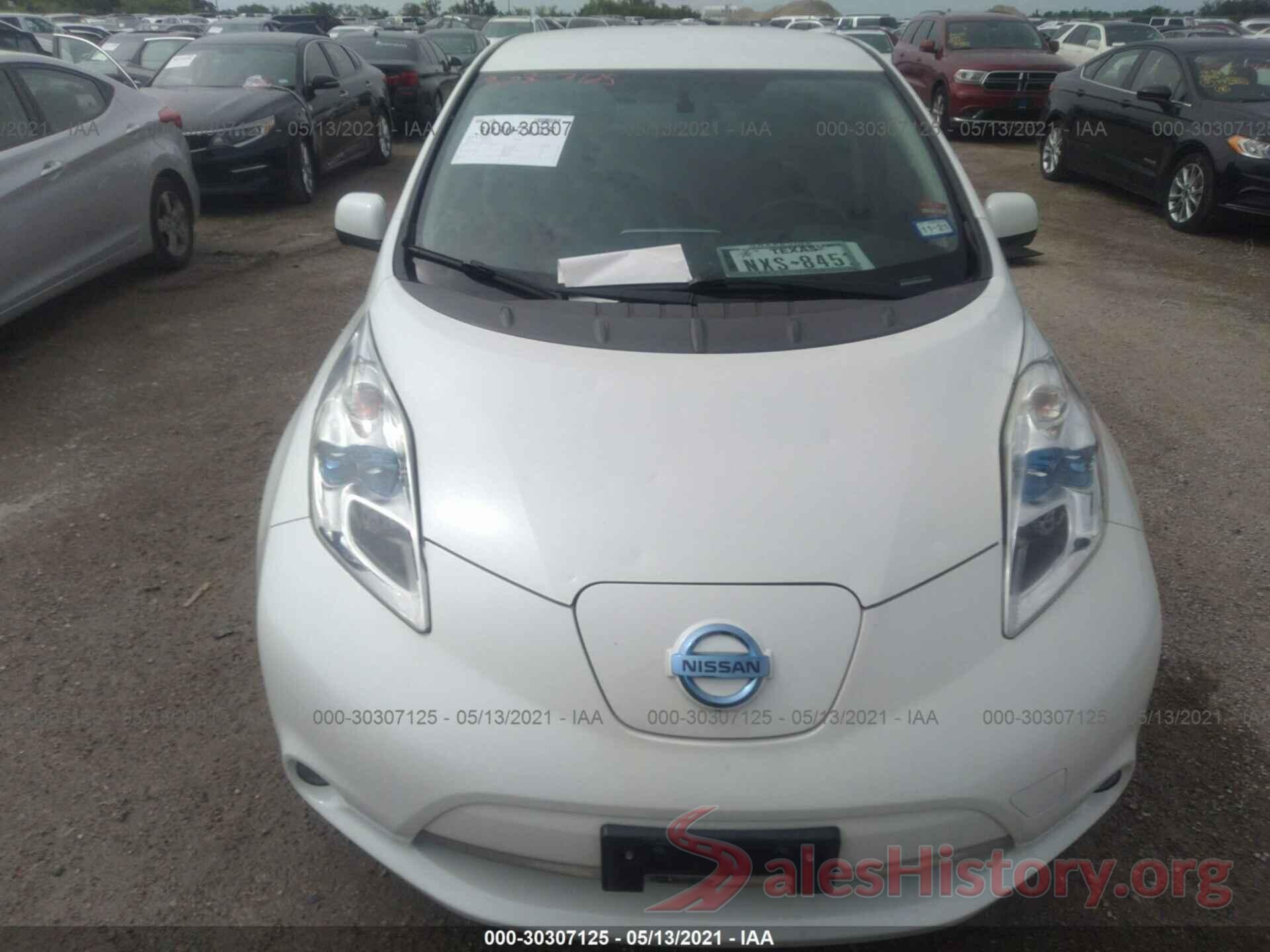 1N4BZ0CP3GC310262 2016 NISSAN LEAF