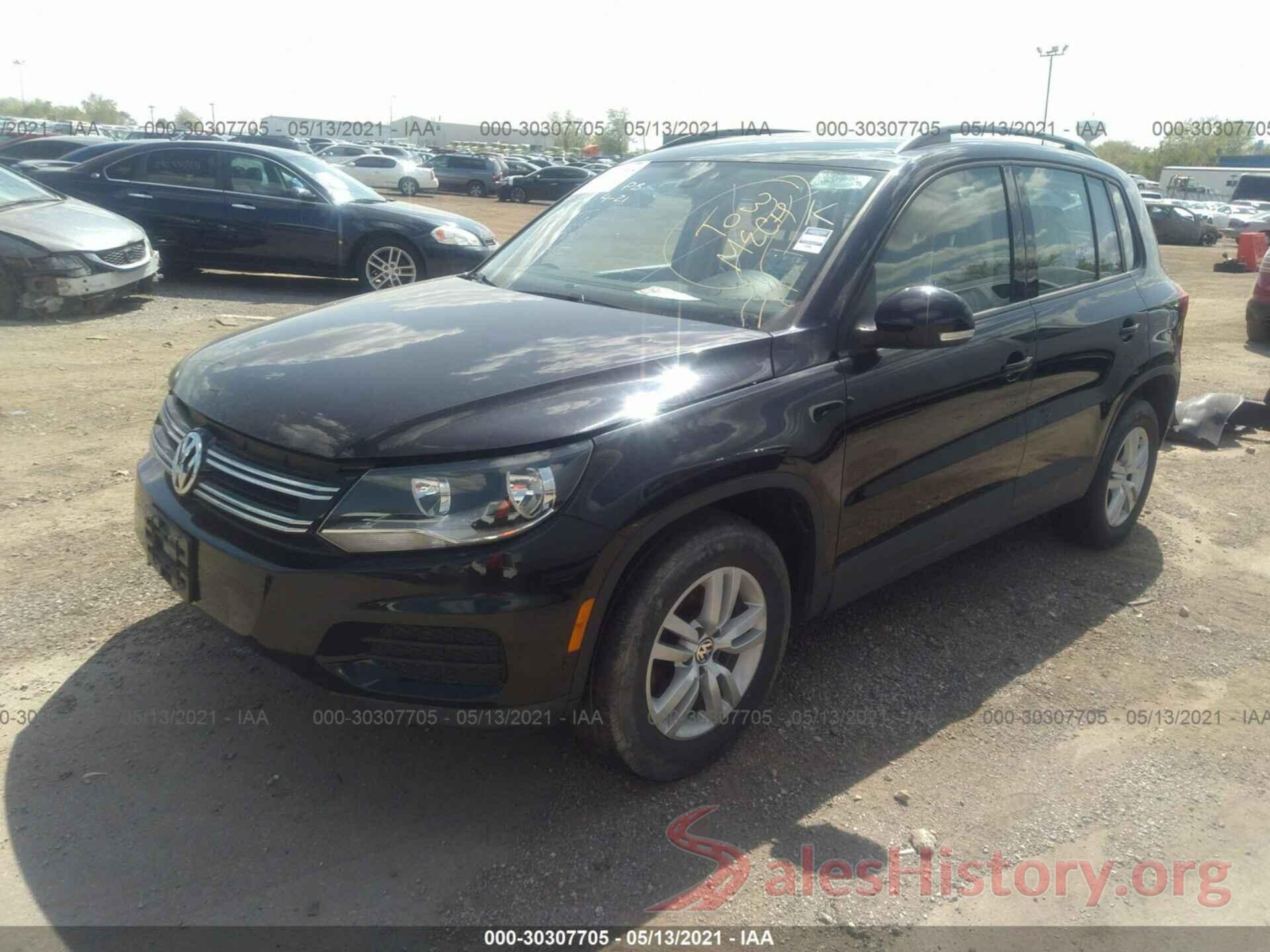 WVGBV7AX3GW011012 2016 VOLKSWAGEN TIGUAN